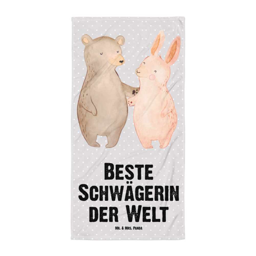 XL Badehandtuch Hase Beste Schwägerin der Welt Handtuch, Badetuch, Duschtuch, Strandtuch, Saunatuch, für, Dankeschön, Geschenk, Schenken, Geburtstag, Geburtstagsgeschenk, Geschenkidee, Danke, Bedanken, Mitbringsel, Freude machen, Geschenktipp, Schwägerin, Schwähgerin, Schwippschwägerin, Familie, Verwandtschaft, angeheiratet, Frau, Ehemann, Schwester, Ehefrau, Bruder, Partner