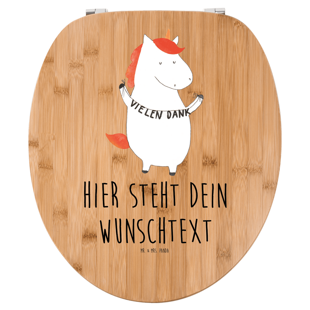 Personalisierter WC Sitz Motiv Einhorn Vielen Dank Personalisierte Klobrille, Personalisierter Klodeckel, Personalisierter Toilettendeckel, Personalisierter WC-Sitz, Toilettendeckel mit Namen, WC Sitz mit Namen, Einhorn, Einhörner, Einhorn Deko, Unicorn, Danke, vielen Dank, Dankeschön, Danksagung