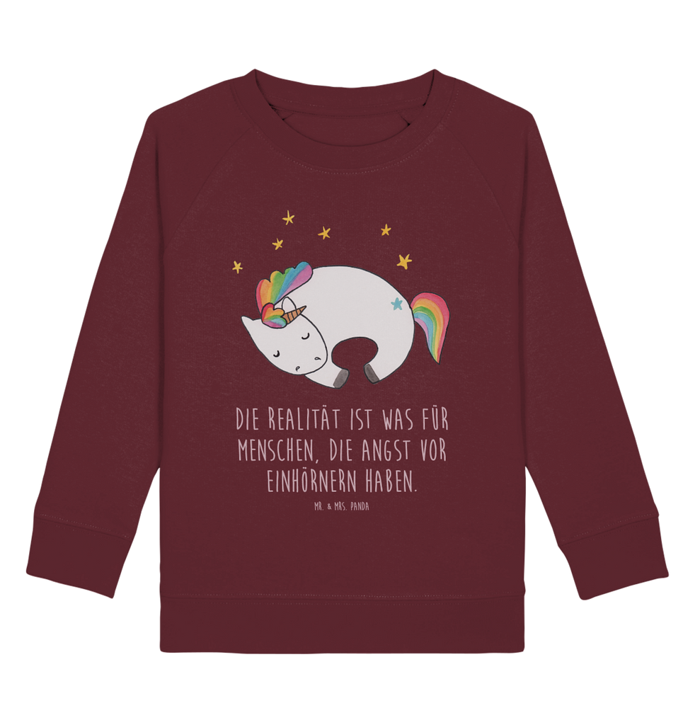 Organic Kinder Pullover Einhorn Nacht Kinder Pullover, Kinder Sweatshirt, Jungen, Mädchen, Einhorn, Einhörner, Einhorn Deko, Pegasus, Unicorn, Träume, Traum, unicorn, Realität, Menschen, Geschenk, Ruhe, Freundin