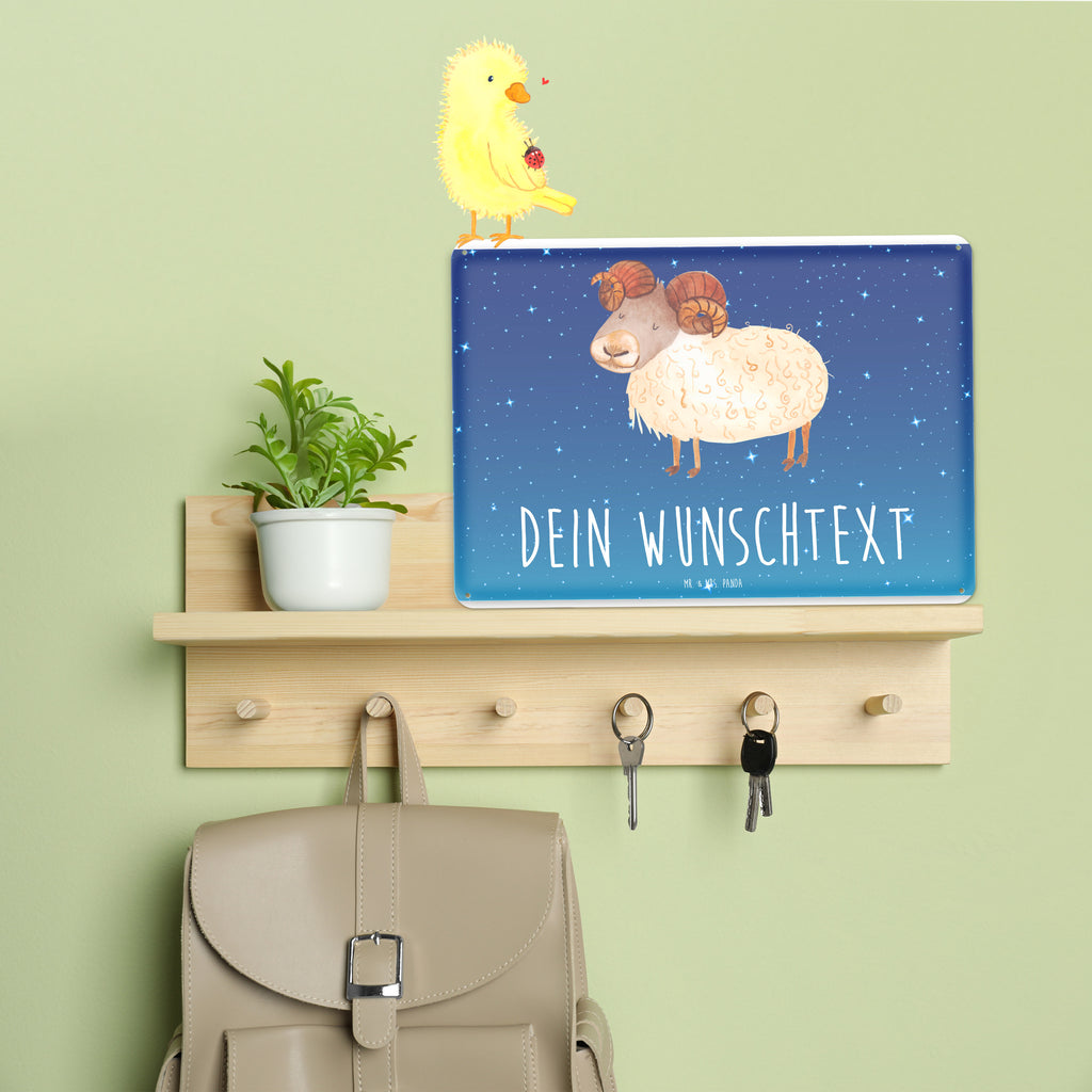 Personalisiertes Blechschild Sternzeichen Widder Blechschild, Metallschild, Geschenk Schild, Schild, Magnet-Metall-Schild, Deko Schild, Wandschild, Wand-Dekoration, Türschild, Tierkreiszeichen, Sternzeichen, Horoskop, Astrologie, Aszendent, Widder Geschenk, Widder Sternzeichen, Geschenk März, Geschenk April, Geburtstag März, Geburtstag April, Bock, Schafbock