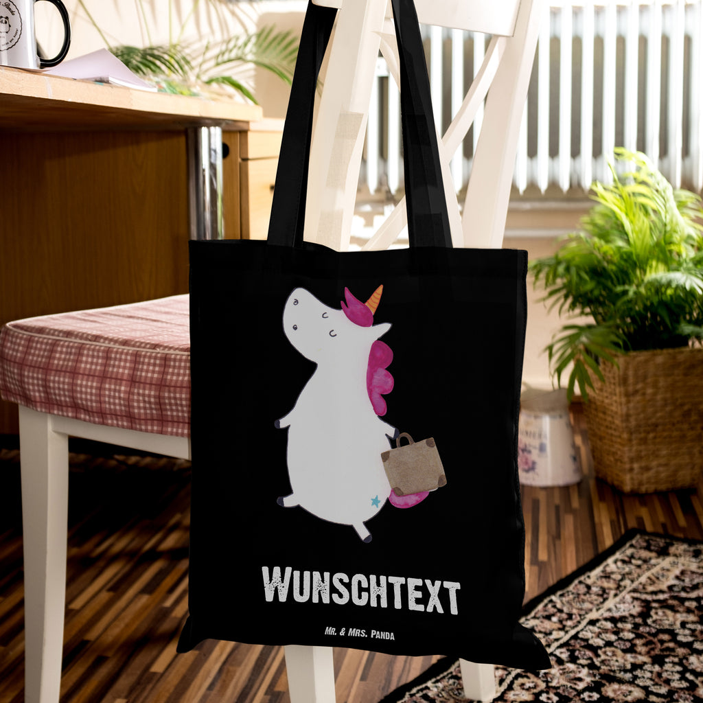 Personalisierte Tragetasche Einhorn Koffer Personalisierte Beuteltasche, Personalisierter Beutel, Personalisierte Einkaufstasche, Personalisierter Jutebeutel, Personalisierter Stoffbeutel, Tragetasche mit Namen, Einkaufstasche mit Namen, Stoffbeutel mit Namen, Personalisierte Tasche, Personalisierte Jutetasche, Personalisierte Kindergartentasche, Einhorn, Einhörner, Einhorn Deko, Pegasus, Unicorn, unicorn, Koffer, Verreisen, Reise, Gepäck, Abenteuer, Erwachsen, Kind, albern, Spaß, lustig, witzig