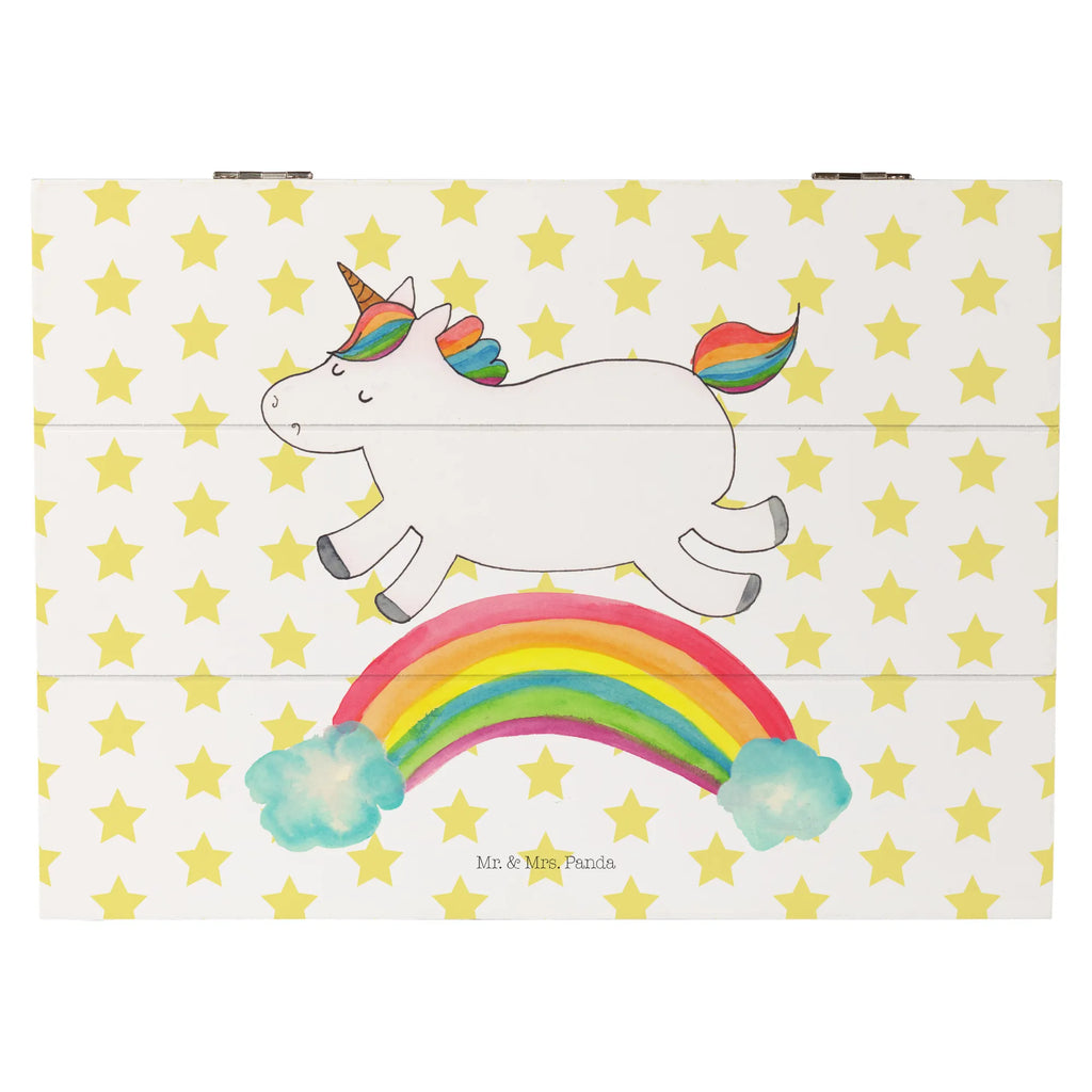 Holzkiste Einhorn Regenbogen Holzkiste, Kiste, Schatzkiste, Truhe, Schatulle, XXL, Erinnerungsbox, Erinnerungskiste, Dekokiste, Aufbewahrungsbox, Geschenkbox, Geschenkdose, Einhorn, Einhörner, Einhorn Deko, Unicorn, Regenbogen, Glitzer, Einhornpower, Erwachsenwerden, Einhornautobahn