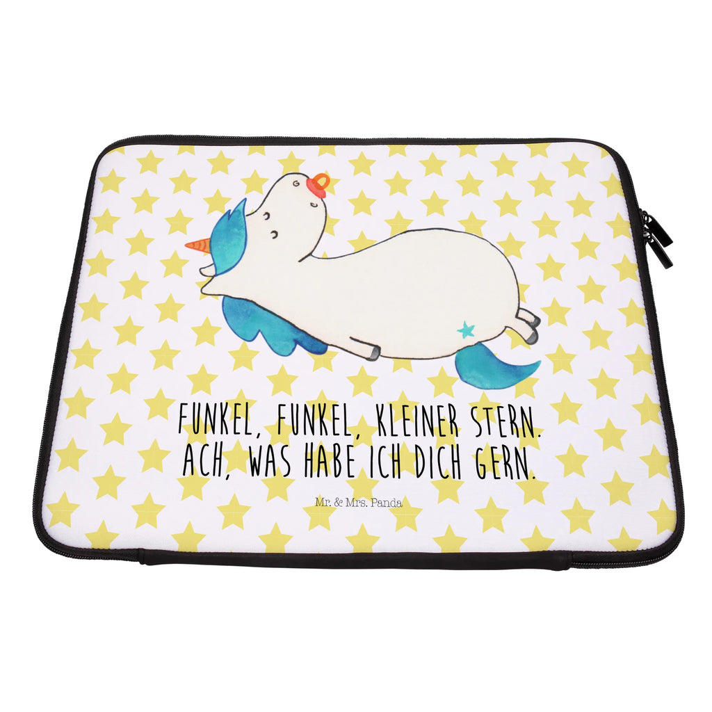 Notebook Tasche Einhorn Schnuller Notebook Tasche, Laptop, Computertasche, Tasche, Notebook-Tasche, Notebook-Reisehülle, Notebook Schutz, Einhorn, Einhörner, Einhorn Deko, Pegasus, Unicorn, Baby, Kleinkind, Geburt, Geburtstag, Säugling, Schnuller, Geschenk Geburt, Mutter, Mama