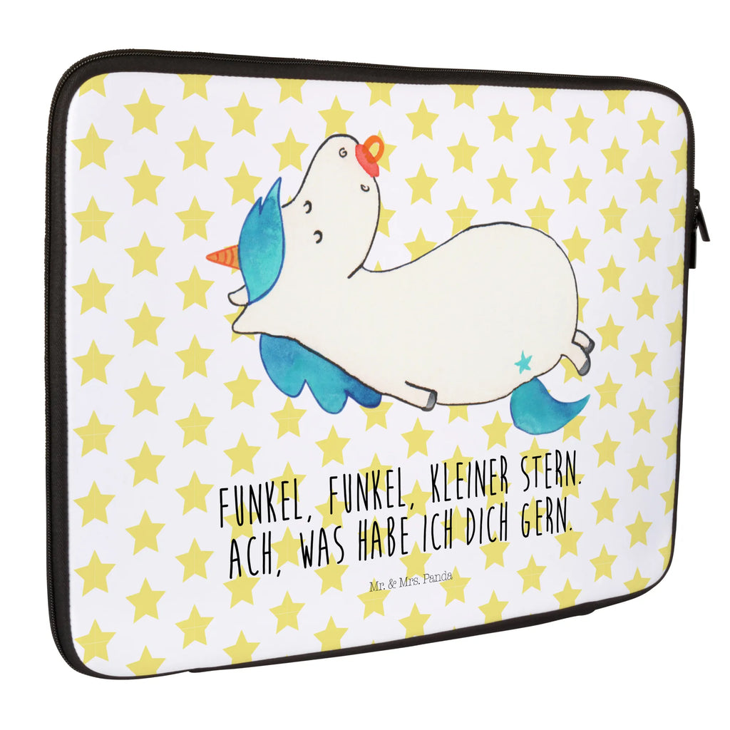 Notebook Tasche Einhorn Schnuller Notebook Tasche, Laptop, Computertasche, Tasche, Notebook-Tasche, Notebook-Reisehülle, Notebook Schutz, Einhorn, Einhörner, Einhorn Deko, Pegasus, Unicorn, Baby, Kleinkind, Geburt, Geburtstag, Säugling, Schnuller, Geschenk Geburt, Mutter, Mama