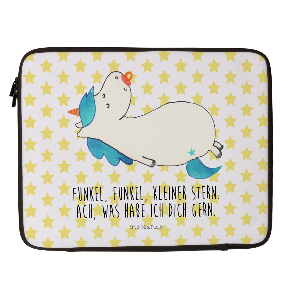 Notebook Tasche Einhorn Schnuller Notebook Tasche, Laptop, Computertasche, Tasche, Notebook-Tasche, Notebook-Reisehülle, Notebook Schutz, Einhorn, Einhörner, Einhorn Deko, Pegasus, Unicorn, Baby, Kleinkind, Geburt, Geburtstag, Säugling, Schnuller, Geschenk Geburt, Mutter, Mama