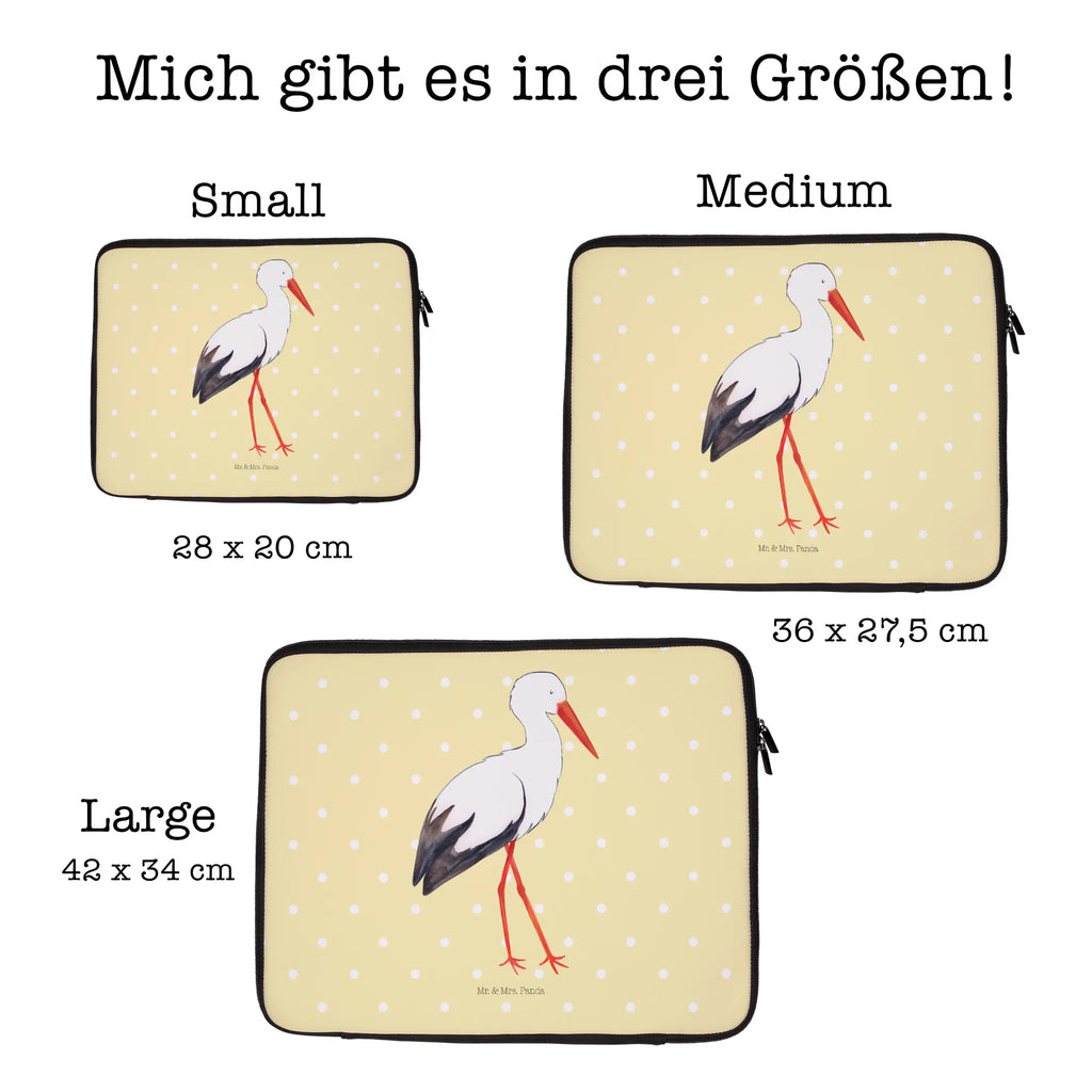 Notebook Tasche Storch Notebook Tasche, Laptop, Computertasche, Tasche, Notebook-Tasche, Notebook-Reisehülle, Notebook Schutz, Tiermotive, Gute Laune, lustige Sprüche, Tiere, Storch, Störche, Schwangerschaft, Geburt, Mutter, Mütter, Mutter werden, Schwanger, Babybauch, Baby