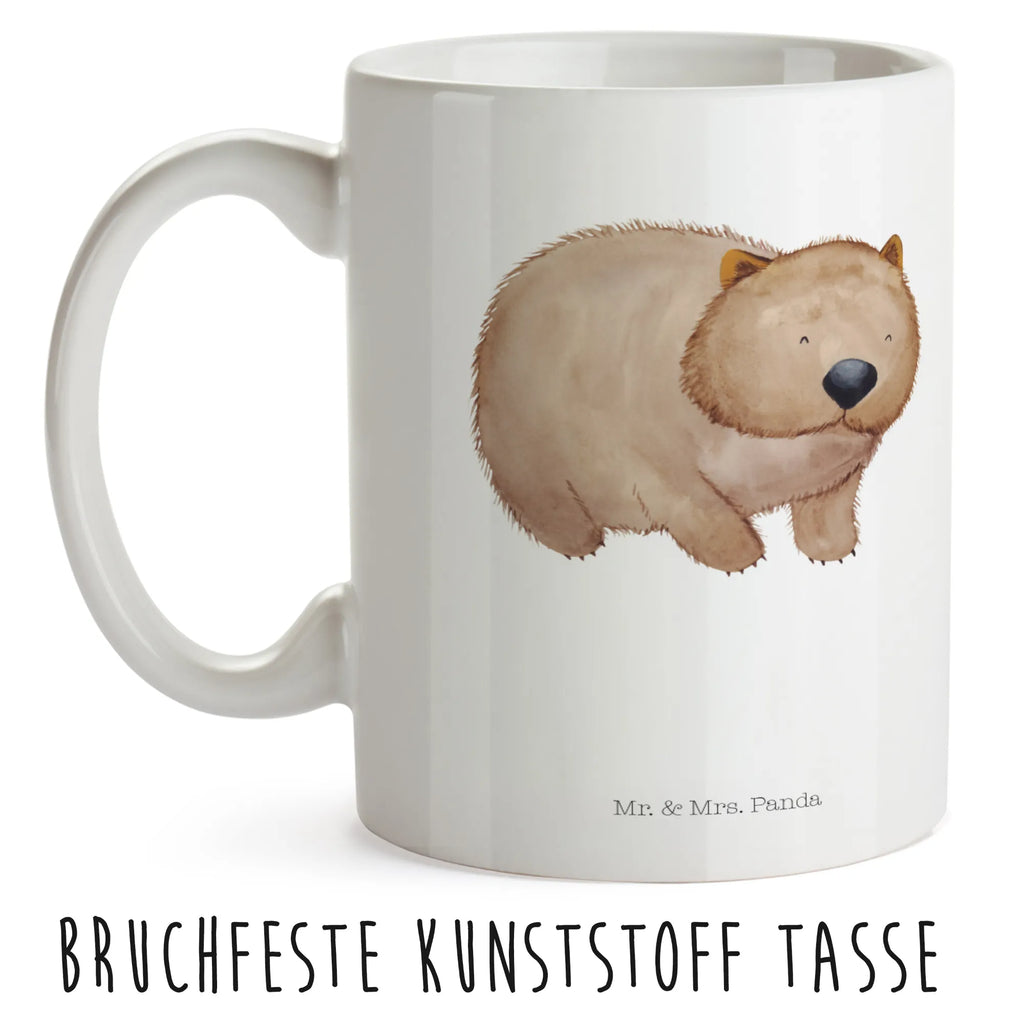 Kindertasse Wombat Kindertasse, Kinder Tasse, Kunststoff Tasse, Kindergarten Tasse, Trinkbecher, Camping Becher, Kaffeetasse, Kunststoffbecher, Kindergartenbecher, Outdoorgeschirr, Kunststoffgeschirr, Reisebecher, Reisetasse, Kinderbecher, Bruchfeste Tasse, Bruchsichere Tasse, Plastik Tasse, Plastiktasse, Tiermotive, Gute Laune, lustige Sprüche, Tiere, Wombat, Das Leben ist schön, Motivation, Spruch, Australien