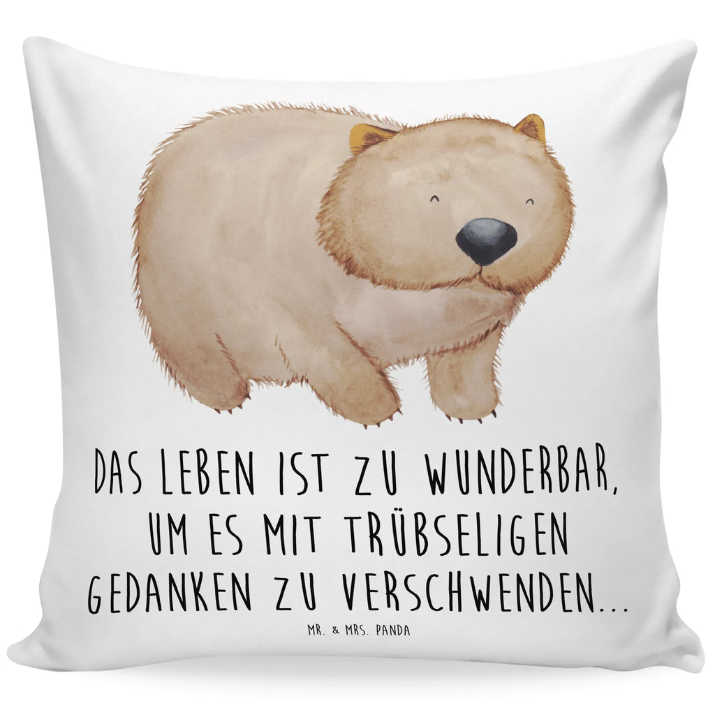 40x40 Kissen Wombat Kissenhülle, Kopfkissen, Sofakissen, Dekokissen, Motivkissen, sofakissen, sitzkissen, Kissen, Kissenbezüge, Kissenbezug 40x40, Kissen 40x40, Kissenhülle 40x40, Zierkissen, Couchkissen, Dekokissen Sofa, Sofakissen 40x40, Dekokissen 40x40, Kopfkissen 40x40, Kissen 40x40 Waschbar, Tiermotive, Gute Laune, lustige Sprüche, Tiere, Wombat, Das Leben ist schön, Motivation, Spruch, Australien