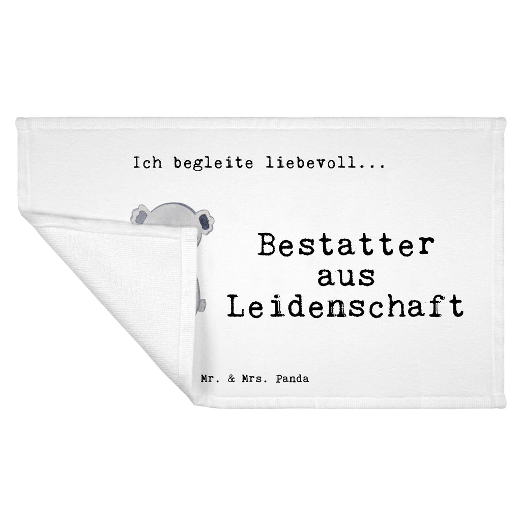 Handtuch Bestatter aus Leidenschaft Gästetuch, Reisehandtuch, Sport Handtuch, Frottier, Kinder Handtuch, Beruf, Ausbildung, Jubiläum, Abschied, Rente, Kollege, Kollegin, Geschenk, Schenken, Arbeitskollege, Mitarbeiter, Firma, Danke, Dankeschön