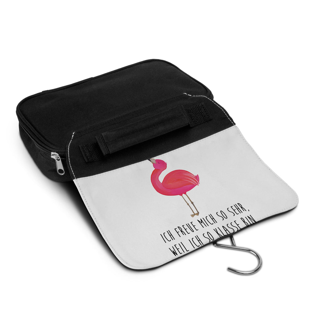 Kulturbeutel Flamingo Stolz Kulturbeutel, Zum Aufhängen, Waschtasche, Kosmetiktasche, Damen, Herren, Aufbewahrungstasche, Schminktasche, Kosmetikbeutel, Organizer, Kulturtasche, Schminkutensil, Flamingo, stolz, Freude, Selbstliebe, Selbstakzeptanz, Freundin, beste Freundin, Tochter, Mama, Schwester