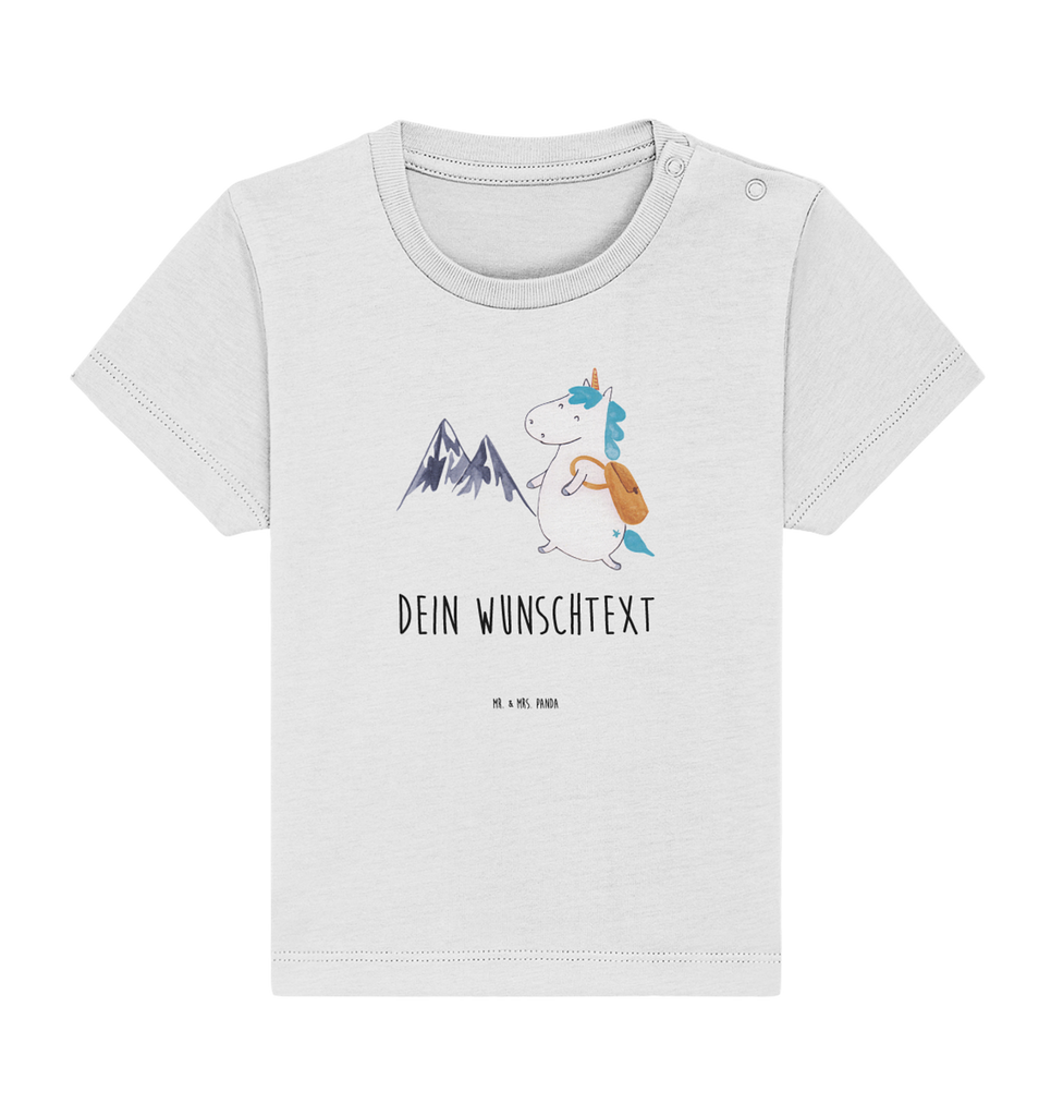 Personalisiertes Baby Shirt Einhorn Bergsteiger Personalisiertes Baby T-Shirt, Personalisiertes Jungen Baby T-Shirt, Personalisiertes Mädchen Baby T-Shirt, Personalisiertes Shirt, Einhorn, Einhörner, Einhorn Deko, Pegasus, Unicorn, Bergsteiger, Abenteuer, Berge, Abenteurer, Weltenbummler, Weltreise, Reisen, Urlaub, Entdecker