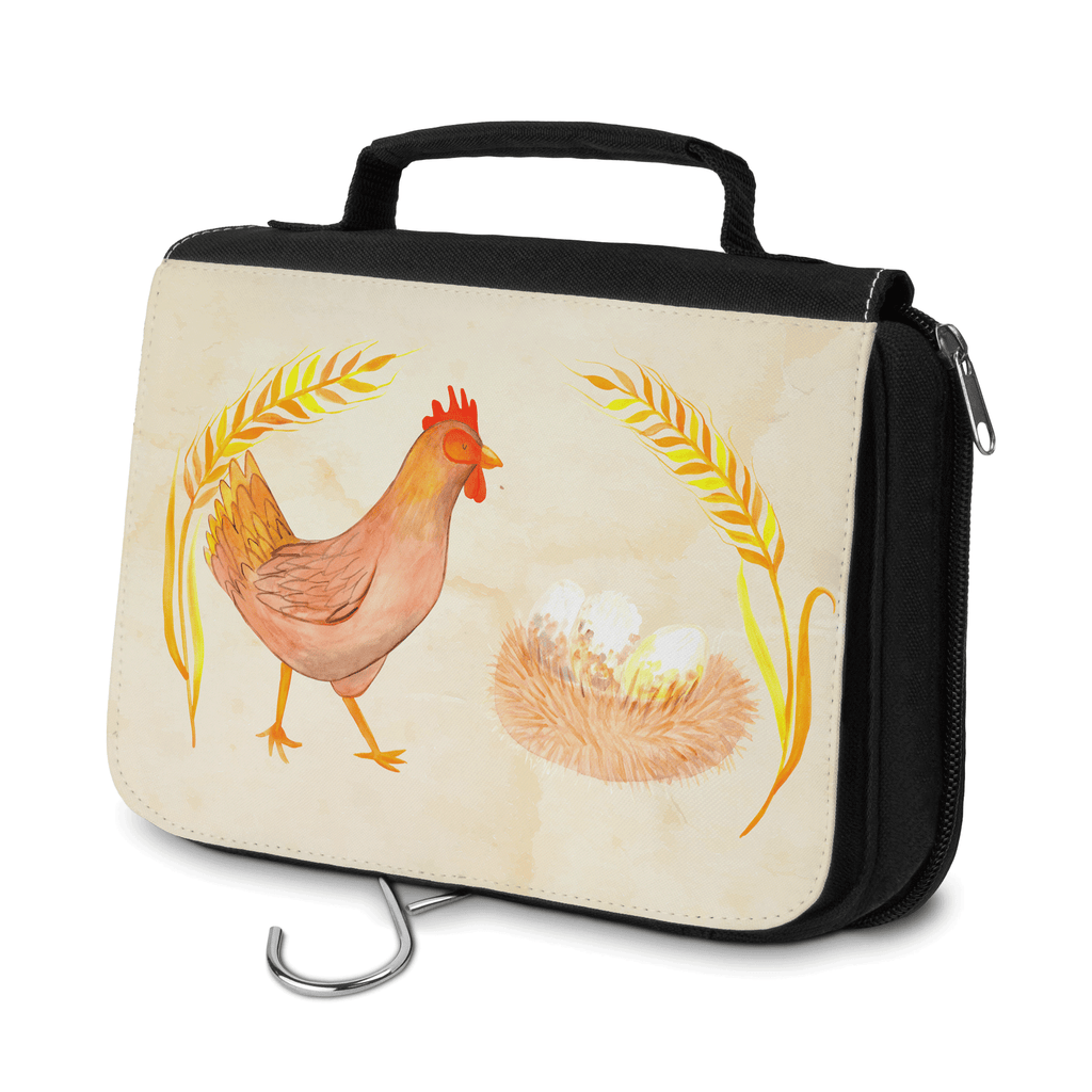 Kulturbeutel Huhn Stolz Kulturbeutel, Zum Aufhängen, Waschtasche, Kosmetiktasche, Damen, Herren, Aufbewahrungstasche, Schminktasche, Kosmetikbeutel, Organizer, Kulturtasche, Schminkutensil, Bauernhof, Hoftiere, Landwirt, Landwirtin, Hahn, Henne, Hühner, Eier, Hof, Landleben, Motivation, Geburt, Magie, Spruch, Schwangerschaft