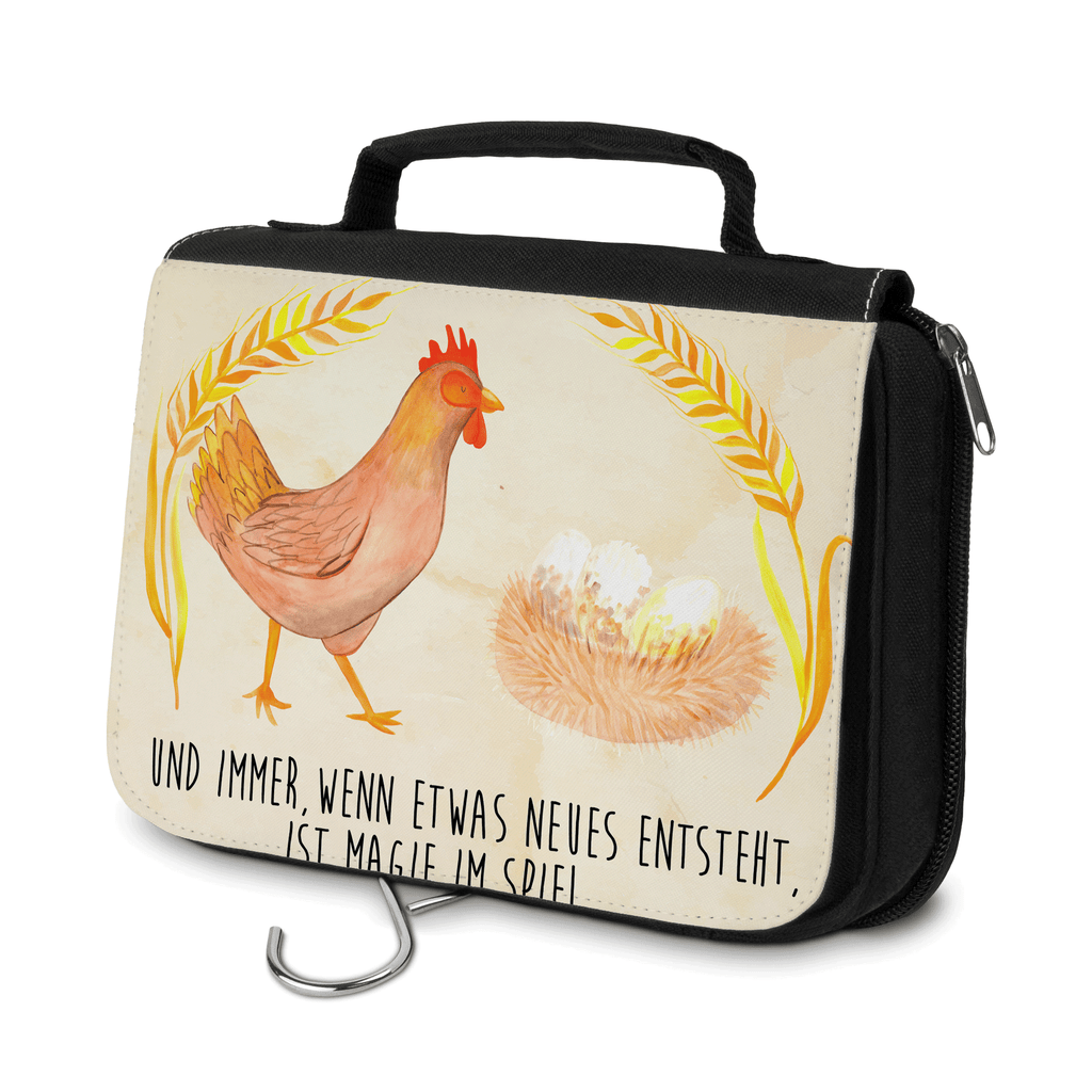 Kulturbeutel Huhn Stolz Kulturbeutel, Zum Aufhängen, Waschtasche, Kosmetiktasche, Damen, Herren, Aufbewahrungstasche, Schminktasche, Kosmetikbeutel, Organizer, Kulturtasche, Schminkutensil, Bauernhof, Hoftiere, Landwirt, Landwirtin, Hahn, Henne, Hühner, Eier, Hof, Landleben, Motivation, Geburt, Magie, Spruch, Schwangerschaft