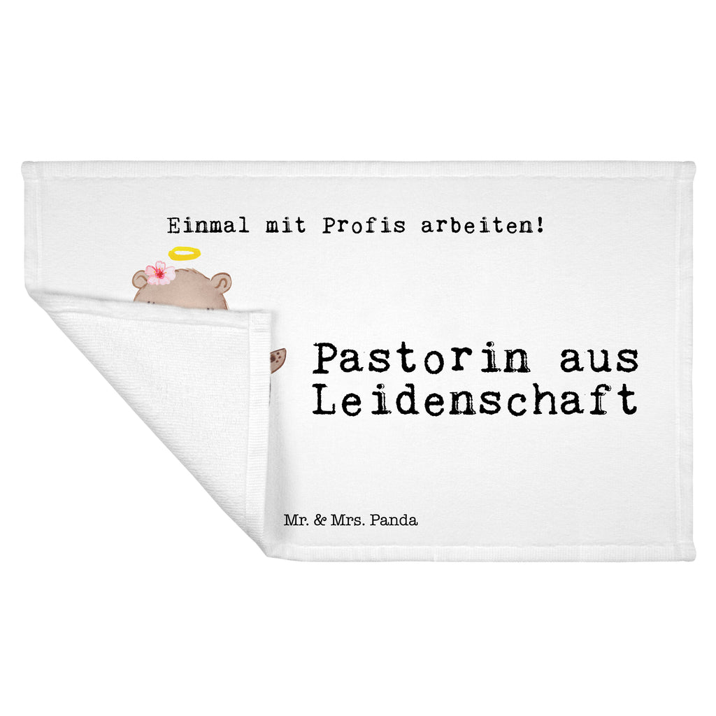 Handtuch Pastorin aus Leidenschaft Gästetuch, Reisehandtuch, Sport Handtuch, Frottier, Kinder Handtuch, Beruf, Ausbildung, Jubiläum, Abschied, Rente, Kollege, Kollegin, Geschenk, Schenken, Arbeitskollege, Mitarbeiter, Firma, Danke, Dankeschön, Pastorin, Dienerin Gottes<br />Geistliche, Pfarrerin, Predigerin<br />Priesterin, Theologin, Kirche