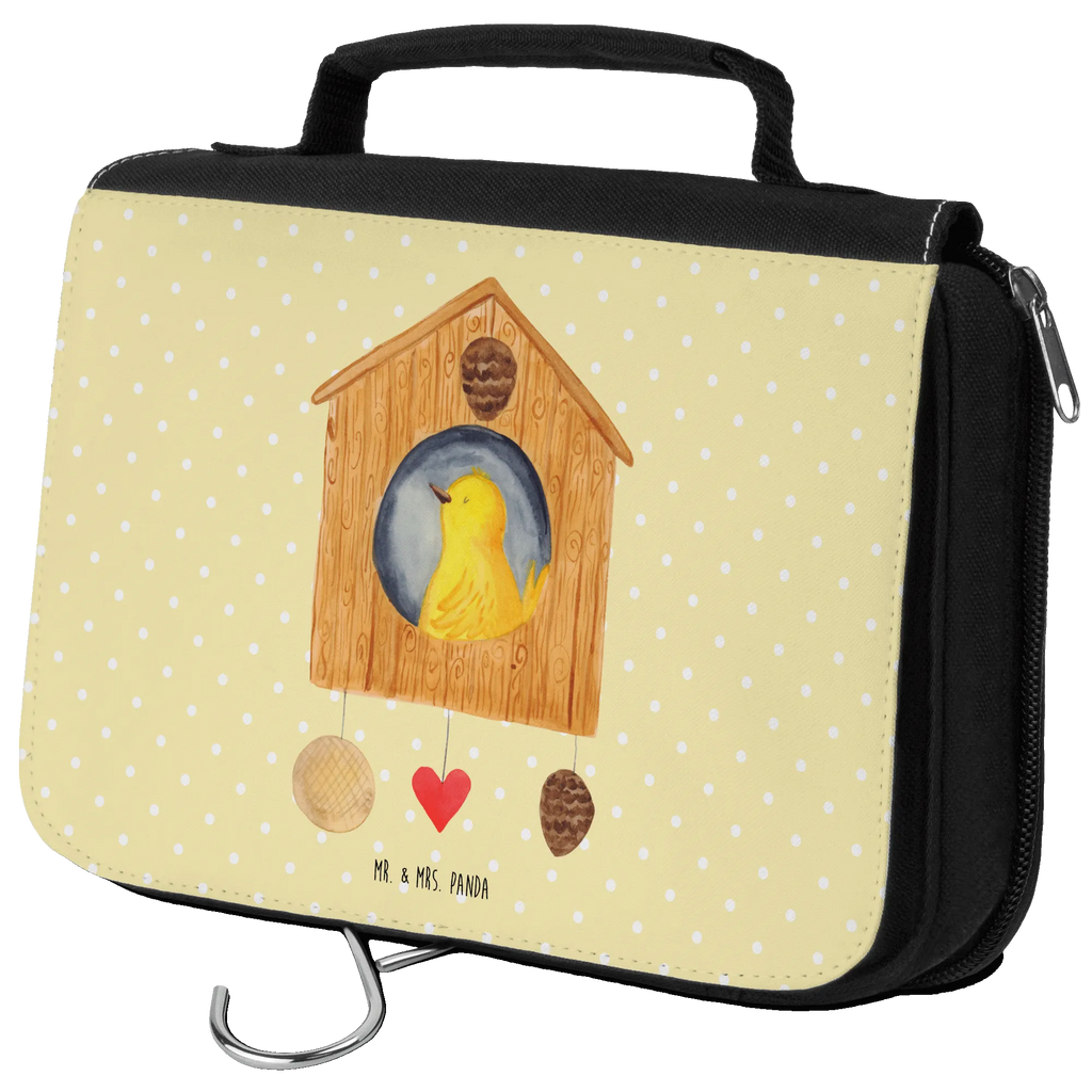 Kulturbeutel Vogel Haus Kulturbeutel, Zum Aufhängen, Waschtasche, Kosmetiktasche, Damen, Herren, Aufbewahrungstasche, Schminktasche, Kosmetikbeutel, Organizer, Kulturtasche, Schminkutensil, Tiermotive, Gute Laune, lustige Sprüche, Tiere, Vogel, Vögel, Vogelhaus, Vogelhäuschen, Home sweet home, Zuhause, Nest, Eigenheim, Familie, Wohnung, Haus, unser Haus, Lieblingsort, Castle