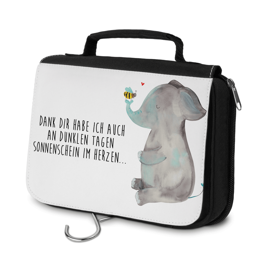 Kulturbeutel Elefant Biene Kulturbeutel, Zum Aufhängen, Waschtasche, Kosmetiktasche, Damen, Herren, Aufbewahrungstasche, Schminktasche, Kosmetikbeutel, Organizer, Kulturtasche, Schminkutensil, Tiermotive, Gute Laune, lustige Sprüche, Tiere, Elefant, Biene, Liebe, Liebesbeweis, Jahrestag, Liebesgeschenk, Heiratsantrag, Hochzeitsgeschenk, Liebesspruch