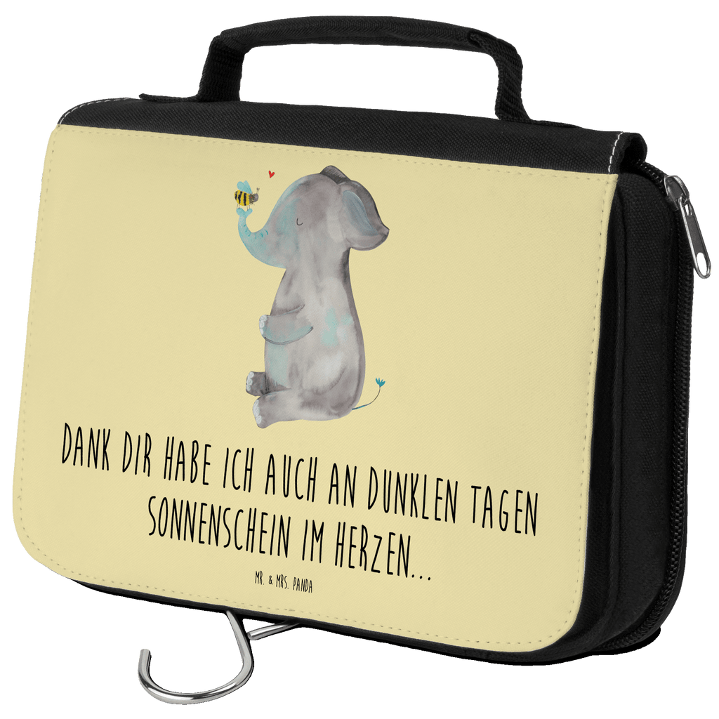 Kulturbeutel Elefant Biene Kulturbeutel, Zum Aufhängen, Waschtasche, Kosmetiktasche, Damen, Herren, Aufbewahrungstasche, Schminktasche, Kosmetikbeutel, Organizer, Kulturtasche, Schminkutensil, Tiermotive, Gute Laune, lustige Sprüche, Tiere, Elefant, Biene, Liebe, Liebesbeweis, Jahrestag, Liebesgeschenk, Heiratsantrag, Hochzeitsgeschenk, Liebesspruch