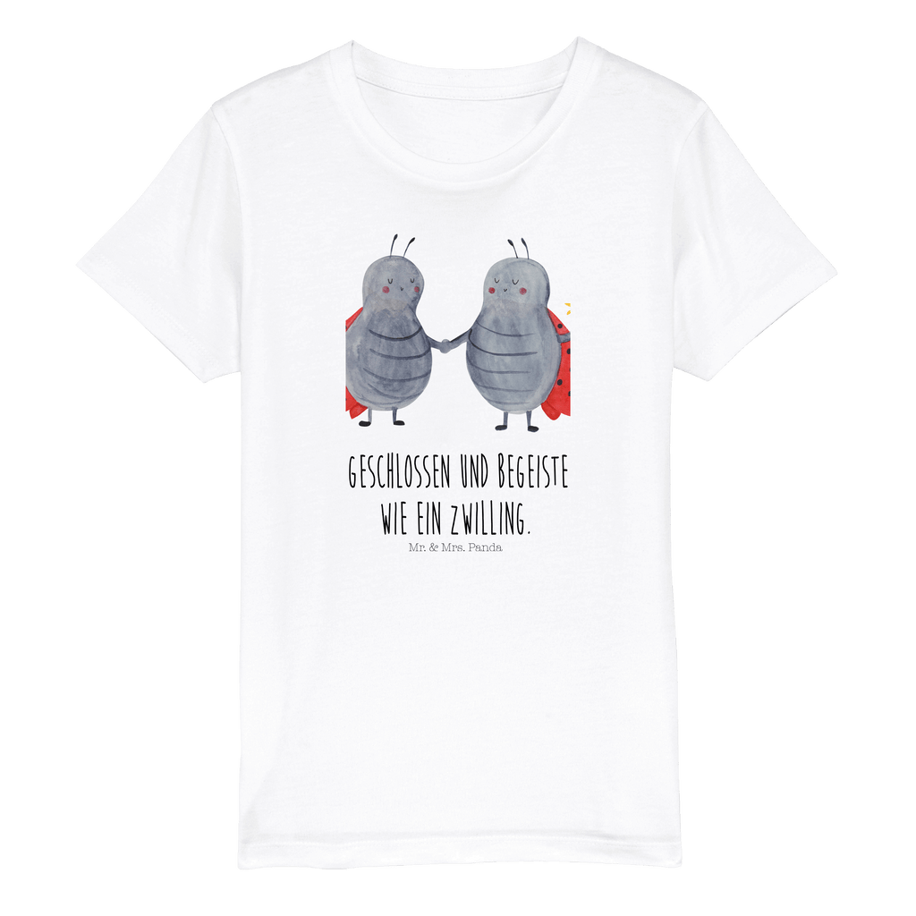 Organic Kinder T-Shirt Sternzeichen Zwilling Kinder T-Shirt, Kinder T-Shirt Mädchen, Kinder T-Shirt Jungen, Tierkreiszeichen, Sternzeichen, Horoskop, Astrologie, Aszendent, Zwillinge, Zwilling Geschenk, Zwilling Sternzeichen, Geburtstag Mai, Geschenk Mai, Geschenk Juni, Marienkäfer, Glückskäfer, Zwillingsbruder, Zwillingsschwester