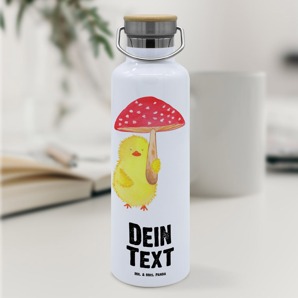 Personalisierte Trinkflasche Küken Fliegenpilz Personalisierte Trinkflasche, Trinkflasche mit Namen, Trinkflasche bedrucken, Flasche personalisiert, Trinkflasch mit Aufdruck, Trinkflasche Werbegeschenk, Namensaufdruck Trinkflasche, Sportflasche personalisiert, Trinkflasche Sport, Ostern, Osterhase, Ostergeschenke, Osternest, Osterdeko, Geschenke zu Ostern, Ostern Geschenk, Ostergeschenke Kinder, Ostern Kinder, Küken, Fliegenpilz, Glückspilz, Frohe Ostern, Ostergrüße