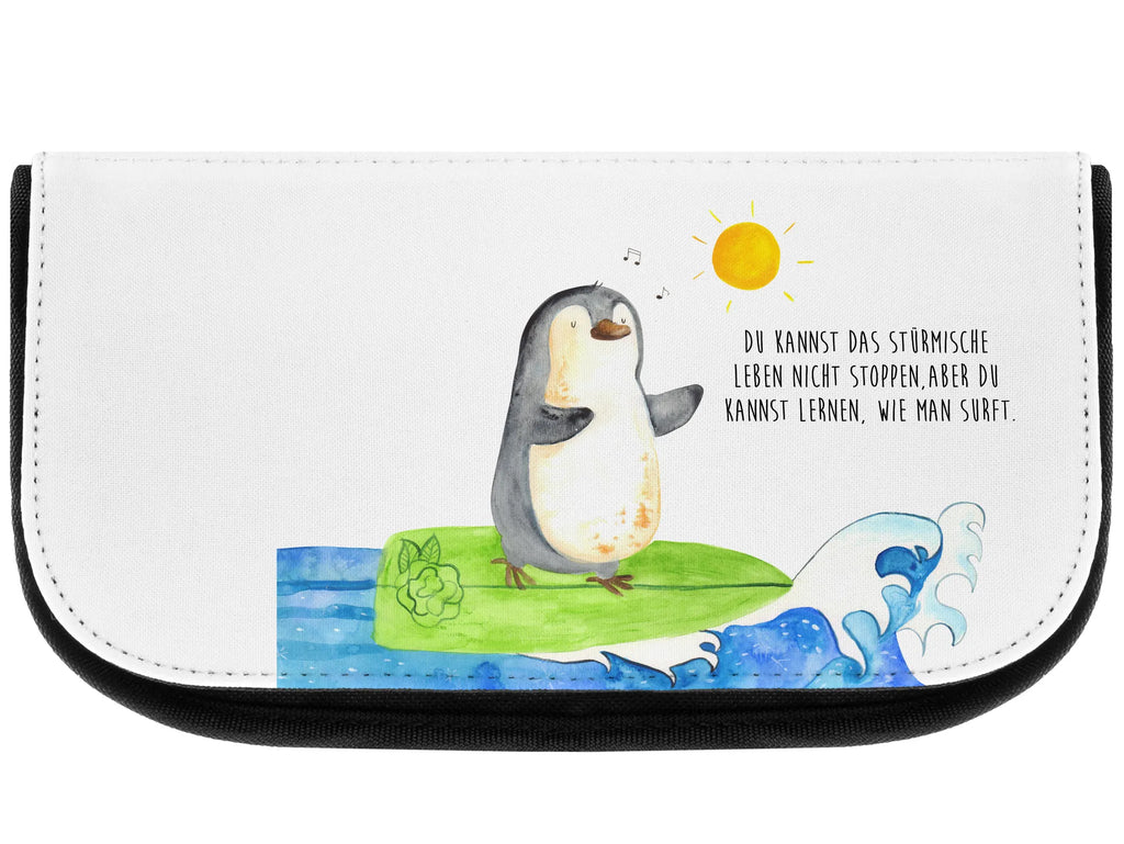 Kosmetiktasche Pinguin Surfer Kosmetikbeutel, Kulturtasche, Kulturbeutel, Schminktasche, Make-Up Tasche, Kosmetiktasche, Beauty Bag, Kosmetiktasche Damen, Make Up Tasche, Kosmetik Tasche, Kosmetiktasche Klein, Kleine Kosmetiktasche, Schminktasche Klein, Kosmetiktasche Mit Fächern, Schminktäschen, Schminke Tasche, Kosmetiktaschen Damen, Beauty Case, Schmink Täschchen, Pinguin, Pinguine, surfen, Surfer, Hawaii, Urlaub, Wellen, Wellen reiten, Portugal