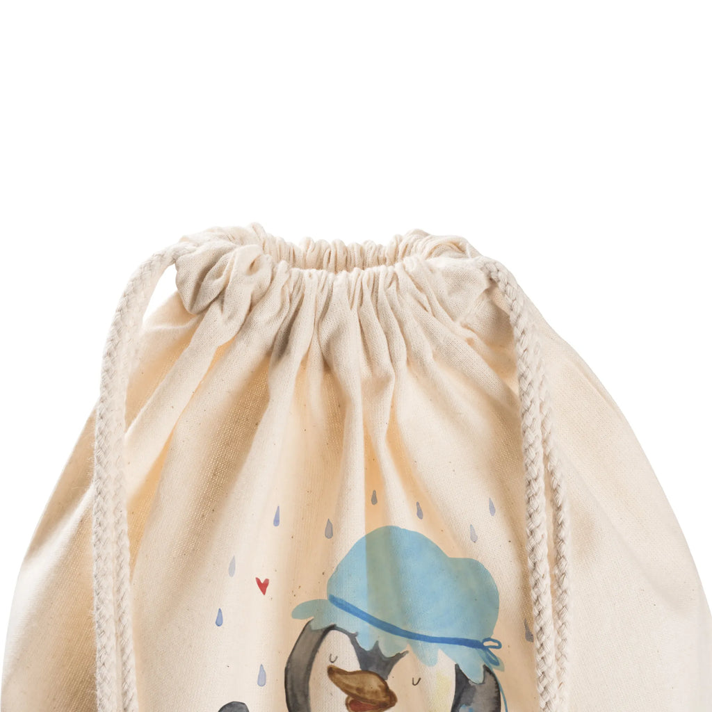 Sportbeutel Pinguin duscht Sportbeutel, Turnbeutel, Beutel, Sporttasche, Tasche, Stoffbeutel, Sportbeutel Kinder, Gymsack, Beutel Rucksack, Kleine Sporttasche, Sportzubehör, Turnbeutel Baumwolle, Pinguin, Pinguine, Dusche, duschen, Lebensmotto, Motivation, Neustart, Neuanfang, glücklich sein