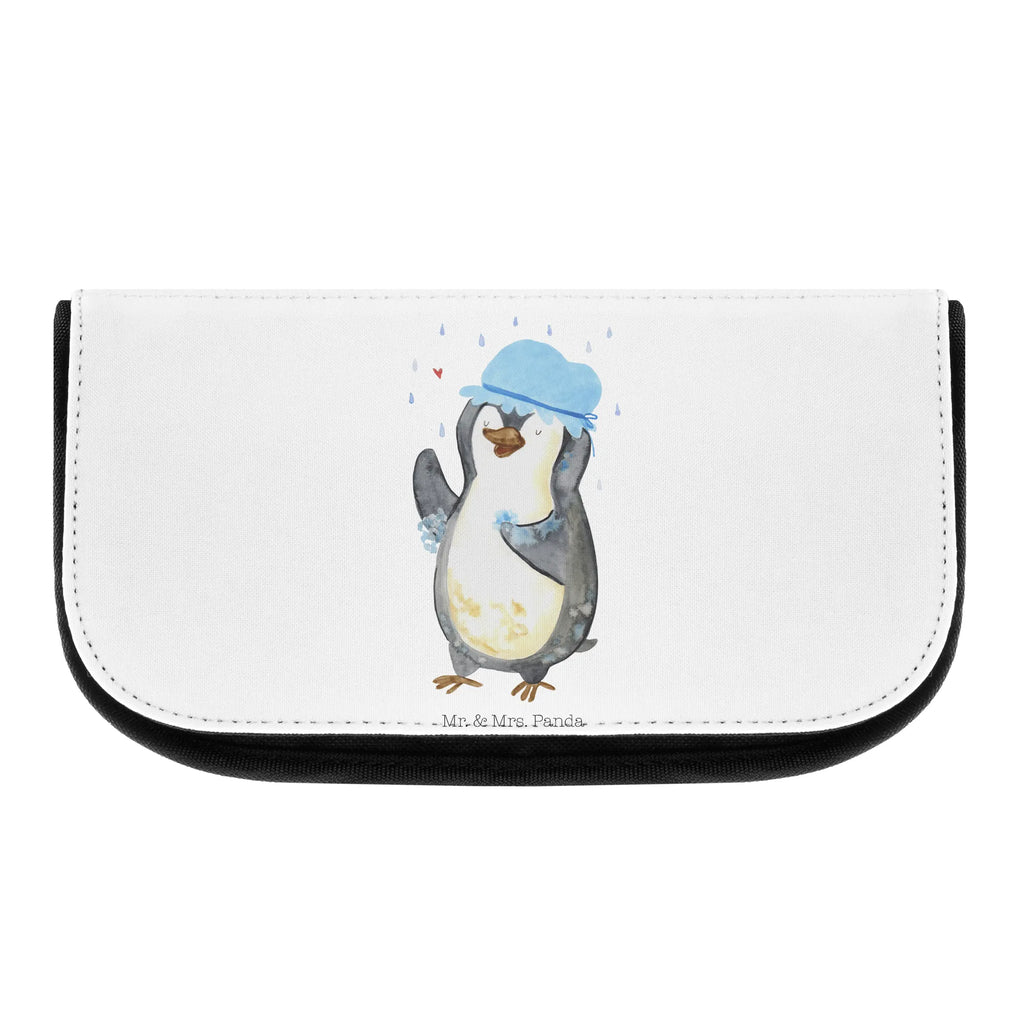 Kosmetiktasche Pinguin duscht Kosmetikbeutel, Kulturtasche, Kulturbeutel, Schminktasche, Make-Up Tasche, Kosmetiktasche, Beauty Bag, Kosmetiktasche Damen, Make Up Tasche, Kosmetik Tasche, Kosmetiktasche Klein, Kleine Kosmetiktasche, Schminktasche Klein, Kosmetiktasche Mit Fächern, Schminktäschen, Schminke Tasche, Kosmetiktaschen Damen, Beauty Case, Schmink Täschchen, Pinguin, Pinguine, Dusche, duschen, Lebensmotto, Motivation, Neustart, Neuanfang, glücklich sein