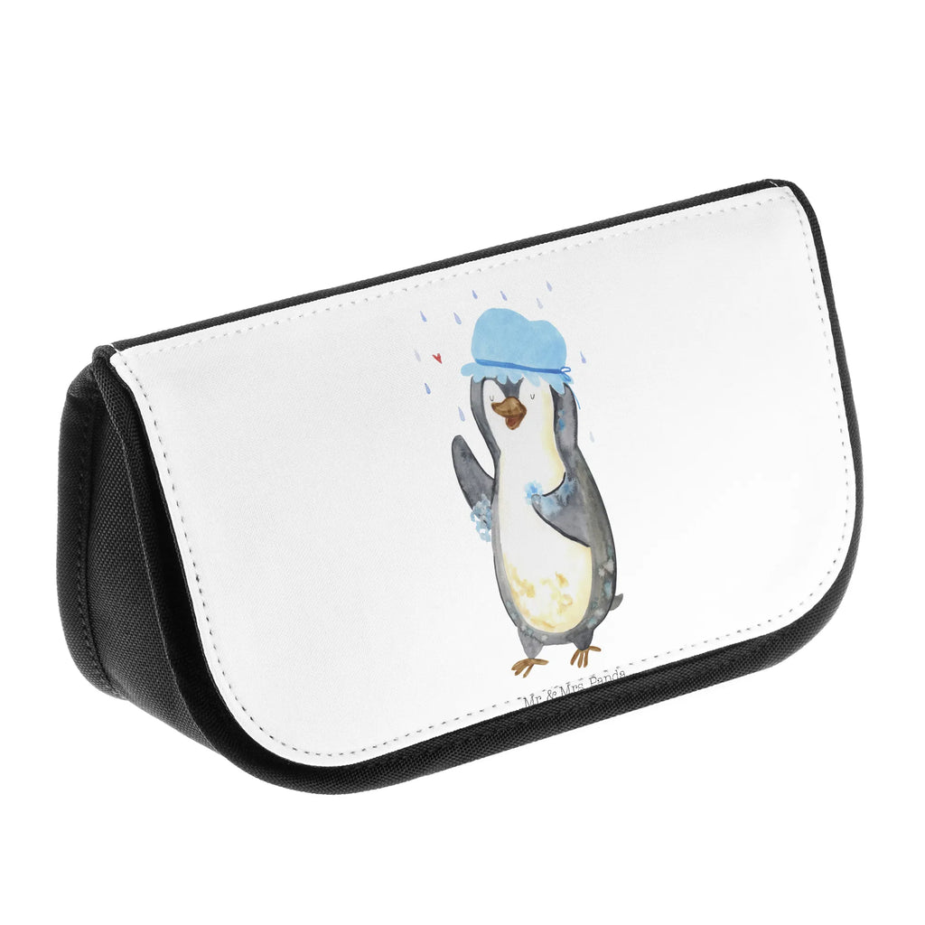 Kosmetiktasche Pinguin duscht Kosmetikbeutel, Kulturtasche, Kulturbeutel, Schminktasche, Make-Up Tasche, Kosmetiktasche, Beauty Bag, Kosmetiktasche Damen, Make Up Tasche, Kosmetik Tasche, Kosmetiktasche Klein, Kleine Kosmetiktasche, Schminktasche Klein, Kosmetiktasche Mit Fächern, Schminktäschen, Schminke Tasche, Kosmetiktaschen Damen, Beauty Case, Schmink Täschchen, Pinguin, Pinguine, Dusche, duschen, Lebensmotto, Motivation, Neustart, Neuanfang, glücklich sein