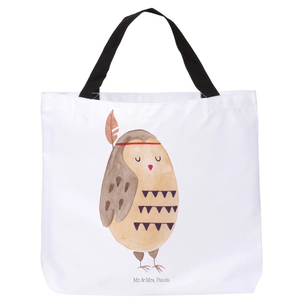 Shopper Eule Federschmuck Beutel, Einkaufstasche, Tasche, Strandtasche, Einkaufsbeutel, Shopper, Schultasche, Freizeittasche, Tragebeutel, Schulbeutel, Alltagstasche, Eule, Eule Deko, Owl, Das Leben ist ein Abenteuer, Reisespruch, Federschmuck, Dekoration