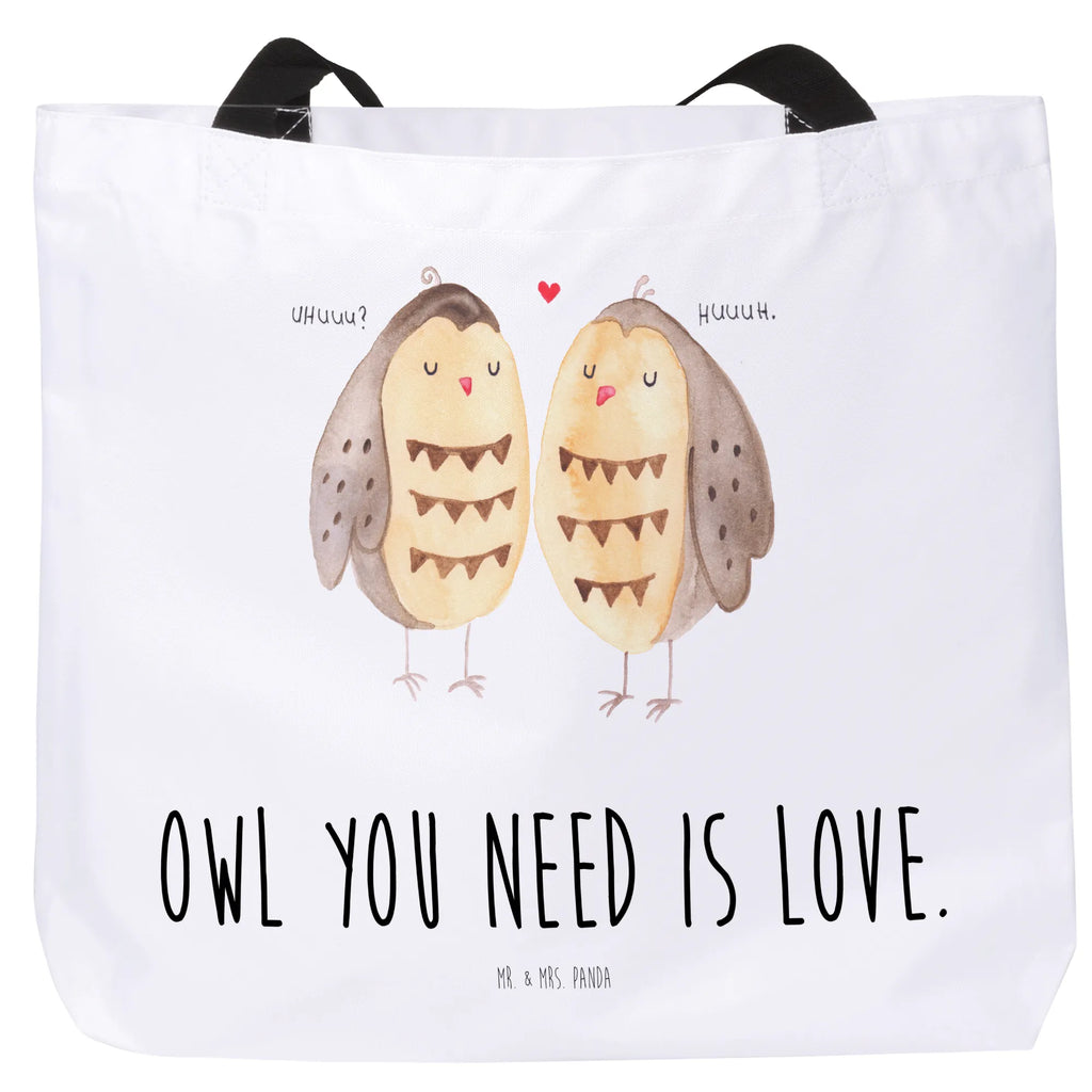 Shopper Eulen Liebe Beutel, Einkaufstasche, Tasche, Strandtasche, Einkaufsbeutel, Shopper, Schultasche, Freizeittasche, Tragebeutel, Schulbeutel, Alltagstasche, Eule, Eule Deko, Liebe, Hochzeit Spruch, Owl, All you need is love, Liebe Spruch, Freundin Geschenk, Freund, Wortspiel lustig