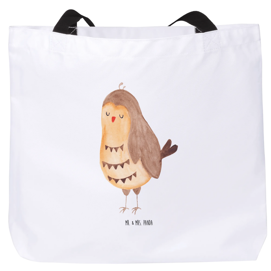 Shopper Eule Zufrieden Beutel, Einkaufstasche, Tasche, Strandtasche, Einkaufsbeutel, Shopper, Schultasche, Freizeittasche, Tragebeutel, Schulbeutel, Alltagstasche, Eule, Eule Spruch, Eule deko, Owl, Liebe Spruch, Romantisch, Wortspiel lustig, Spruch schön, Geschenk Hochzeitstag