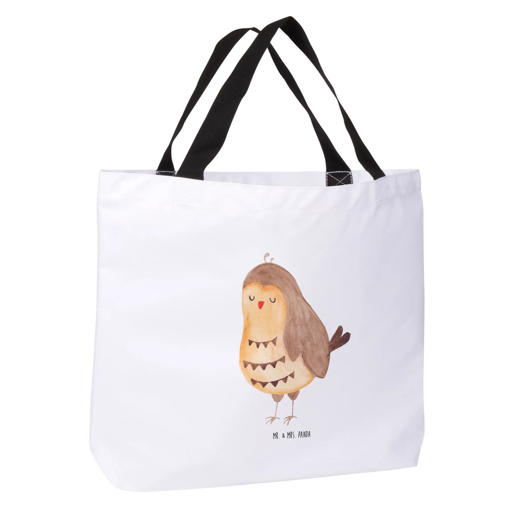 Shopper Eule Zufrieden Beutel, Einkaufstasche, Tasche, Strandtasche, Einkaufsbeutel, Shopper, Schultasche, Freizeittasche, Tragebeutel, Schulbeutel, Alltagstasche, Eule, Eule Spruch, Eule deko, Owl, Liebe Spruch, Romantisch, Wortspiel lustig, Spruch schön, Geschenk Hochzeitstag