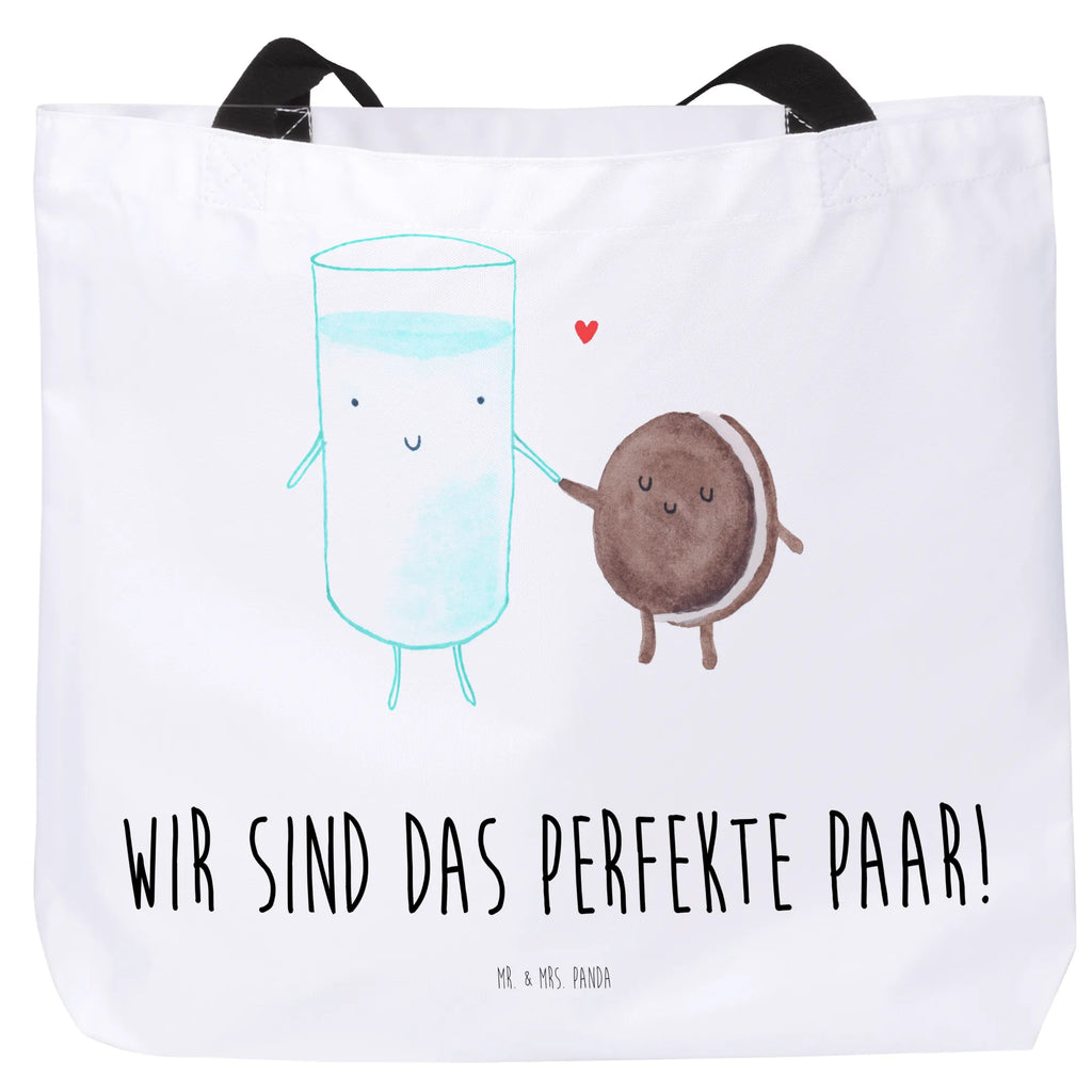 Shopper Milch Keks Beutel, Einkaufstasche, Tasche, Strandtasche, Einkaufsbeutel, Shopper, Schultasche, Freizeittasche, Tragebeutel, Schulbeutel, Alltagstasche, Tiermotive, Gute Laune, lustige Sprüche, Tiere, Milk, Cookie, Milch, Keks, Kekse, Kaffee, Einladung Frühstück, Motiv süß, romantisch, perfektes Paar