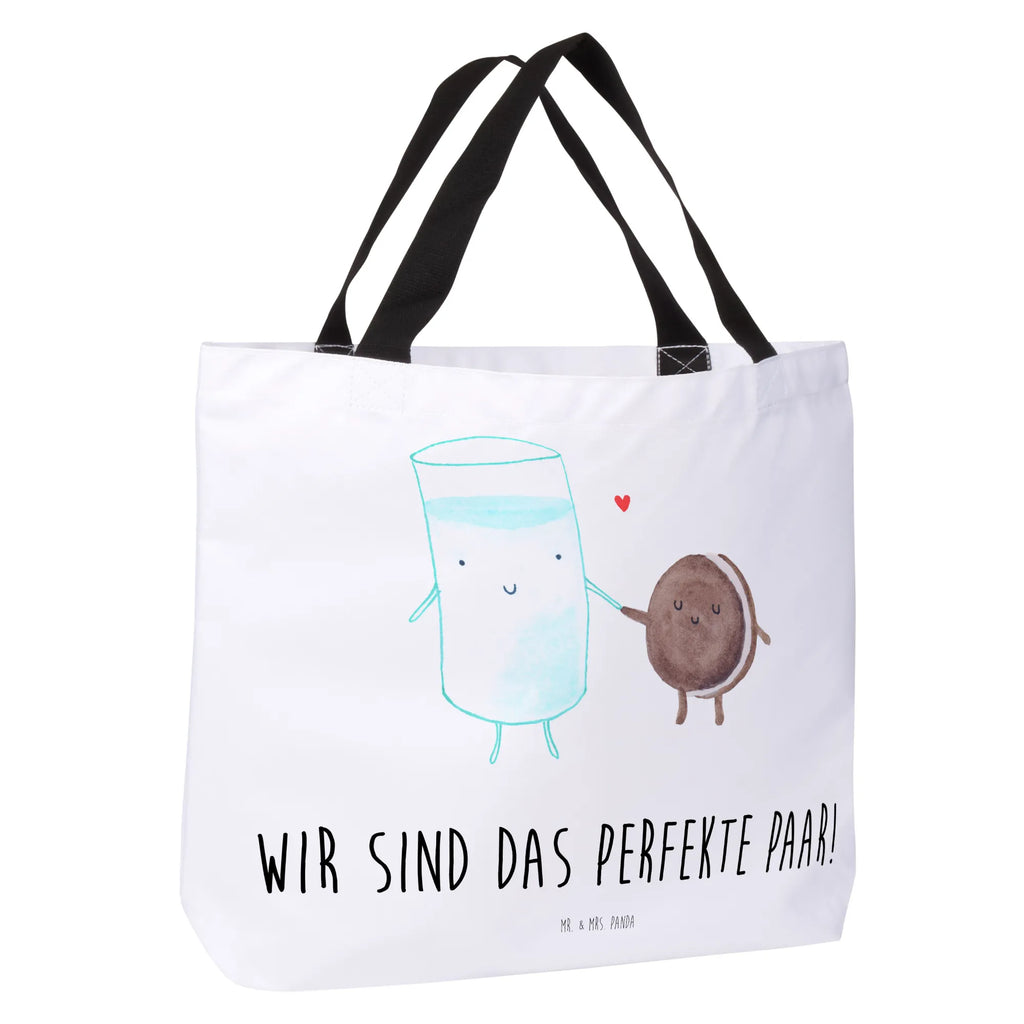 Shopper Milch Keks Beutel, Einkaufstasche, Tasche, Strandtasche, Einkaufsbeutel, Shopper, Schultasche, Freizeittasche, Tragebeutel, Schulbeutel, Alltagstasche, Tiermotive, Gute Laune, lustige Sprüche, Tiere, Milk, Cookie, Milch, Keks, Kekse, Kaffee, Einladung Frühstück, Motiv süß, romantisch, perfektes Paar