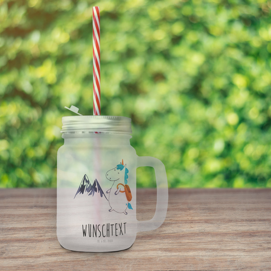 Personalisiertes Trinkglas Mason Jar Einhorn Bergsteiger Personalisiertes Mason Jar, Personalisiertes Glas, Personalisiertes Trinkglas, Personalisiertes Henkelglas, Personalisiertes Sommerglas, Personalisiertes Einmachglas, Personalisiertes Cocktailglas, Personalisiertes Cocktail-Glas, mit Namen, Wunschtext, Wunschnamen, Mason Jar selbst bedrucken, Wunschglas mit Namen, Bedrucktes Trinkglas, Geschenk mit Namen, Einhorn, Einhörner, Einhorn Deko, Pegasus, Unicorn, Bergsteiger, Abenteuer, Berge, Abenteurer, Weltenbummler, Weltreise, Reisen, Urlaub, Entdecker