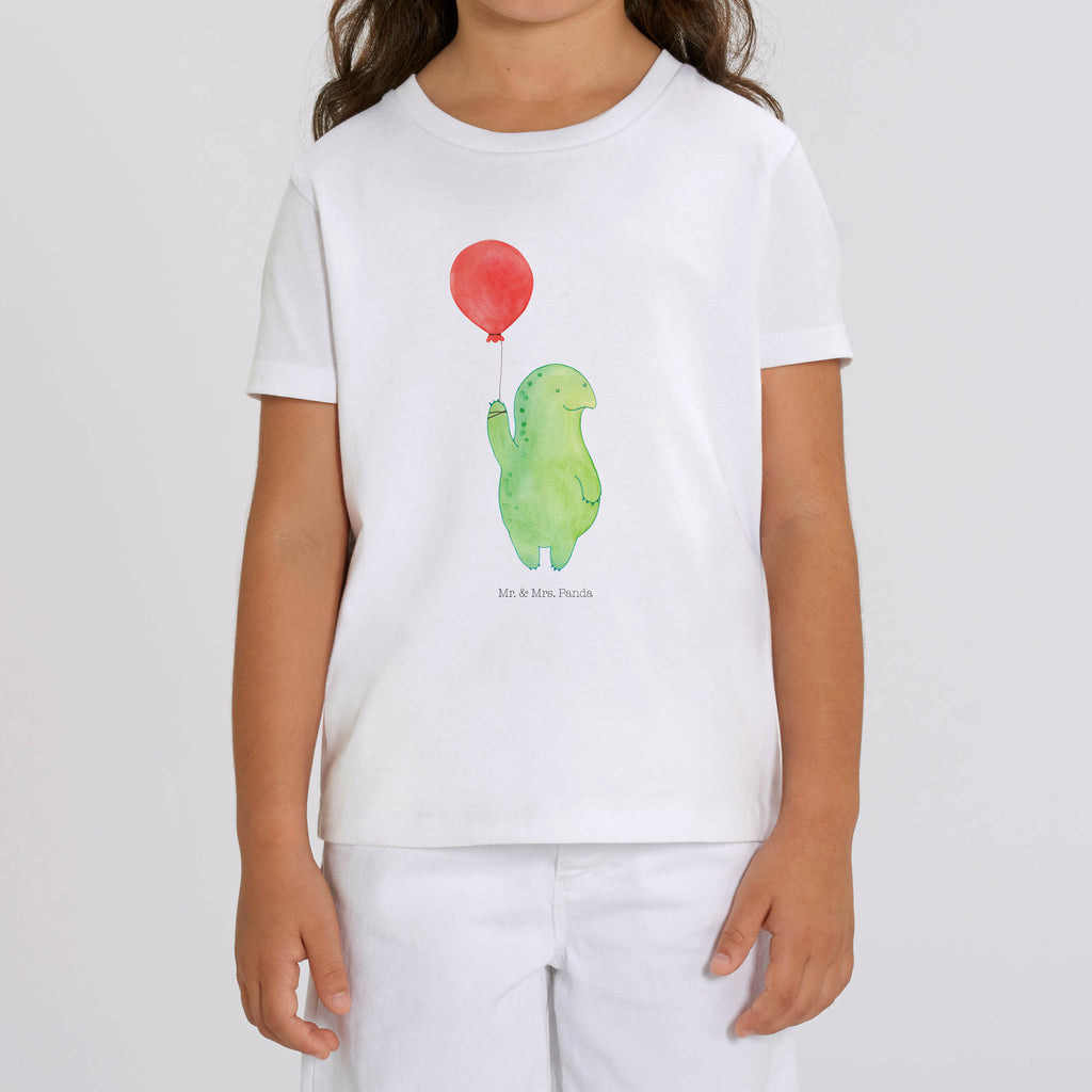 Organic Kinder T-Shirt Schildkröte Luftballon Kinder T-Shirt, Kinder T-Shirt Mädchen, Kinder T-Shirt Jungen, Schildkröte, Schildkröten, Mutausbruch, Motivation, Motivationsspruch