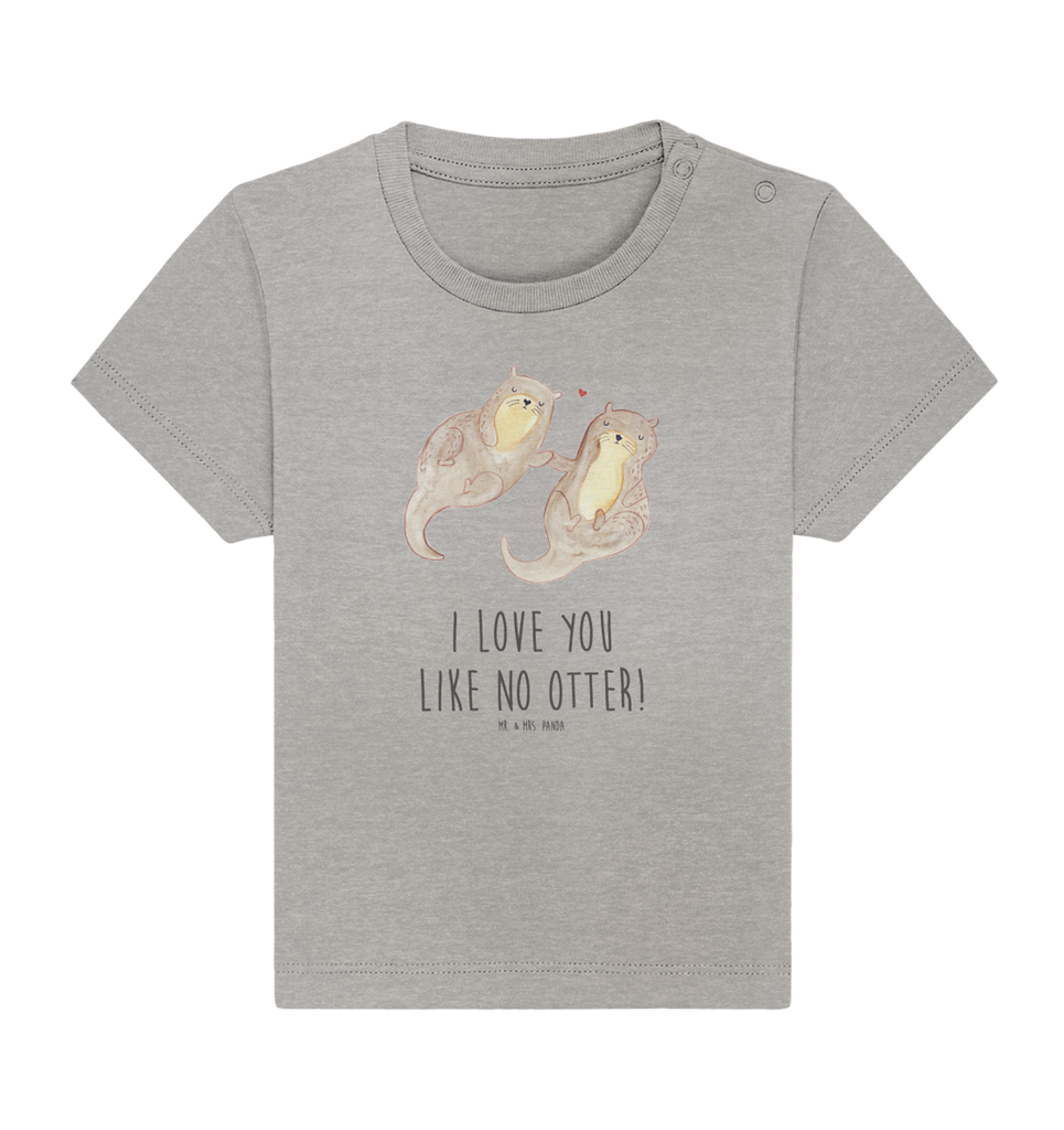 Organic Baby Shirt Otter Hände halten Baby T-Shirt, Jungen Baby T-Shirt, Mädchen Baby T-Shirt, Shirt, Otter, Fischotter, Seeotter, Otter Seeotter See Otter