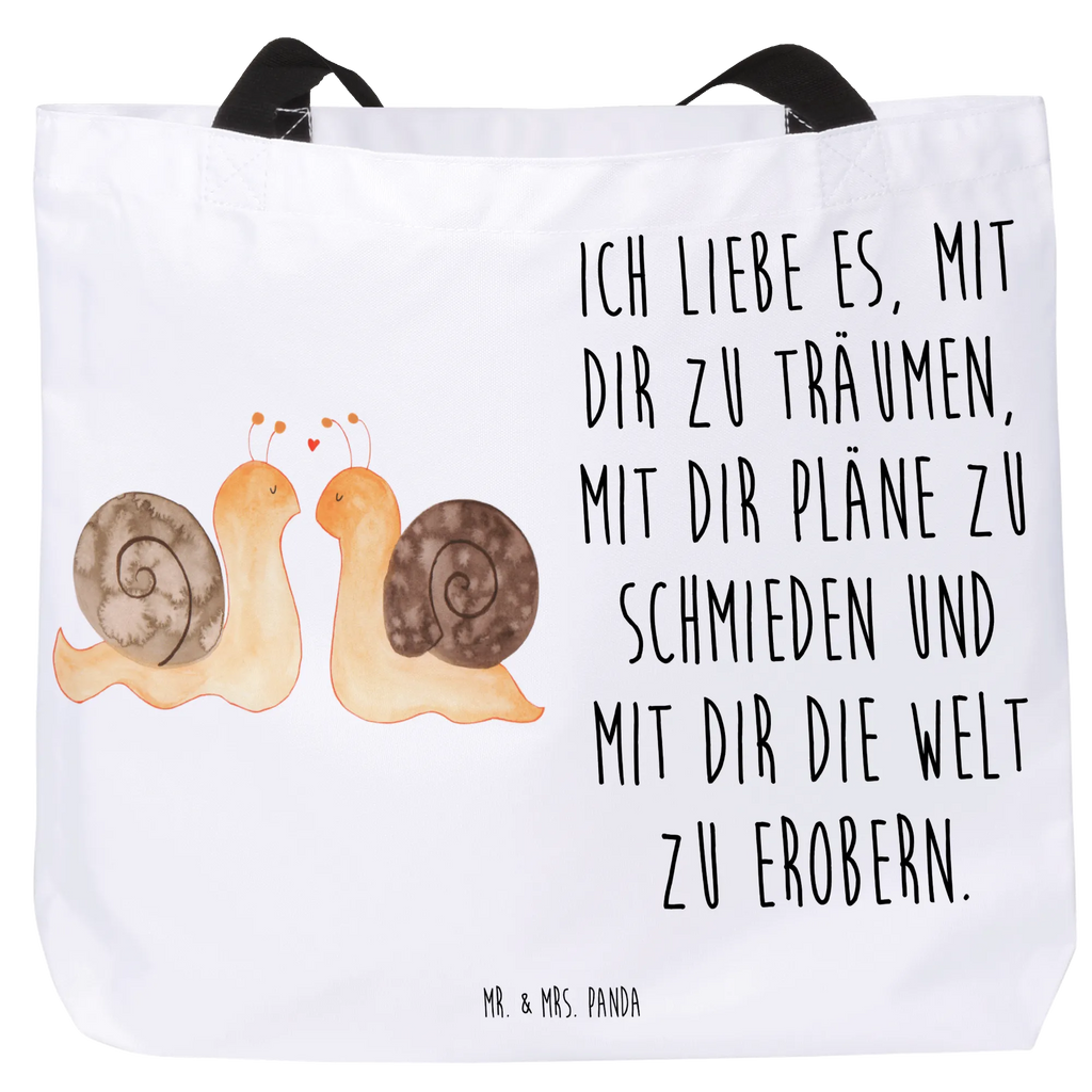 Shopper Schnecken Liebe Beutel, Einkaufstasche, Tasche, Strandtasche, Einkaufsbeutel, Shopper, Schultasche, Freizeittasche, Tragebeutel, Schulbeutel, Alltagstasche, Liebe, Partner, Freund, Freundin, Ehemann, Ehefrau, Heiraten, Verlobung, Heiratsantrag, Liebesgeschenk, Jahrestag, Hocheitstag