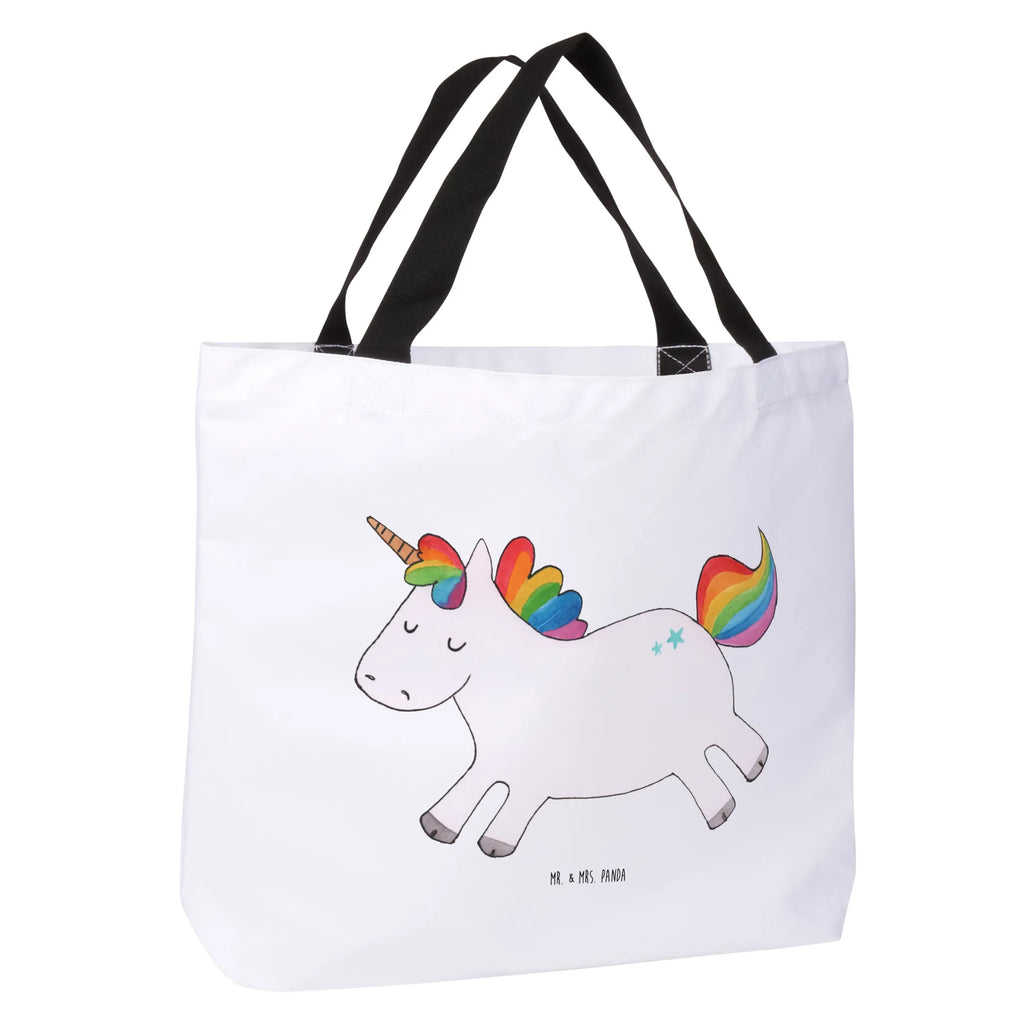 Shopper Einhorn Happy Beutel, Einkaufstasche, Tasche, Strandtasche, Einkaufsbeutel, Shopper, Schultasche, Freizeittasche, Tragebeutel, Schulbeutel, Alltagstasche, Einhorn, Einhörner, Einhorn Deko, Pegasus, Unicorn, glücklich, fröhlich, Spaß, Freude, Lebensfreude, witzig, spannend, Lächeln, Lachen