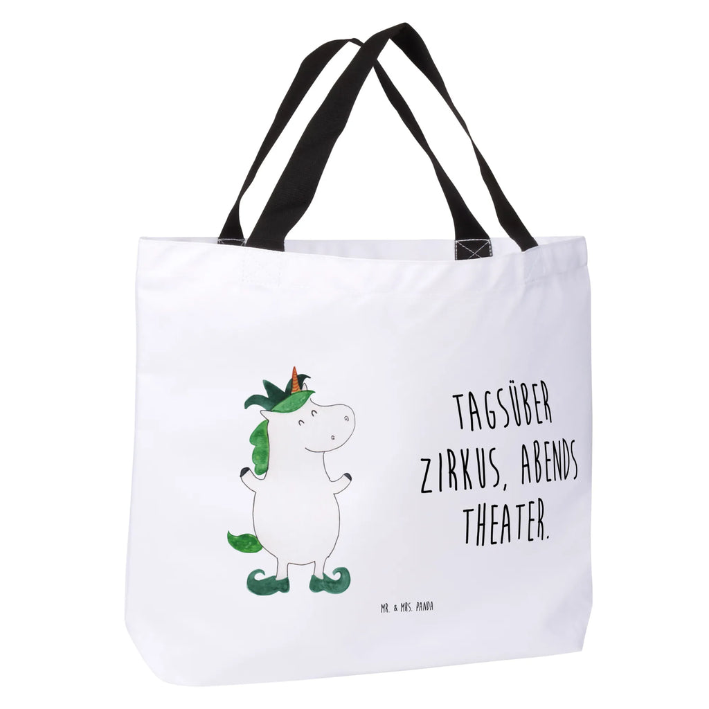 Shopper Einhorn Joker Beutel, Einkaufstasche, Tasche, Strandtasche, Einkaufsbeutel, Shopper, Schultasche, Freizeittasche, Tragebeutel, Schulbeutel, Alltagstasche, Einhorn, Einhörner, Einhorn Deko, Unicorn, Hofnarr, Kasper, Gaukler, Mittelalter