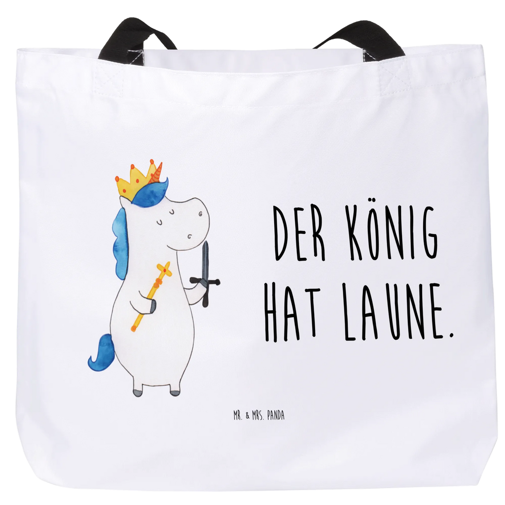 Shopper Einhorn König mit Schwert Beutel, Einkaufstasche, Tasche, Strandtasche, Einkaufsbeutel, Shopper, Schultasche, Freizeittasche, Tragebeutel, Schulbeutel, Alltagstasche, Einhorn, Einhörner, Einhorn Deko, Pegasus, Unicorn, König, Ritter, Mittelalter