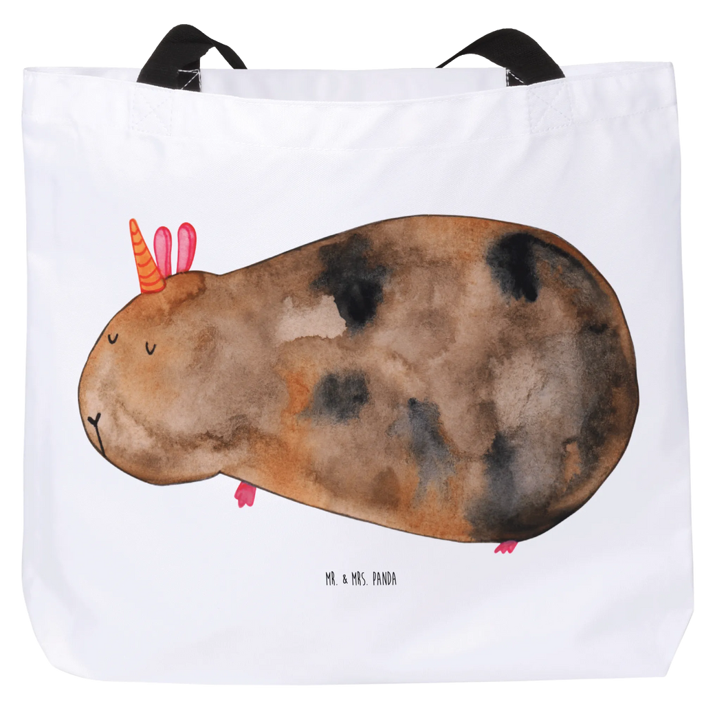 Shopper Einhorn Meerschweinchen Beutel, Einkaufstasche, Tasche, Strandtasche, Einkaufsbeutel, Shopper, Schultasche, Freizeittasche, Tragebeutel, Schulbeutel, Alltagstasche, Einhorn, Einhörner, Einhorn Deko, Unicorn, Meerhörnchen, Meericorn, Meerschwein, Meerschweinchen