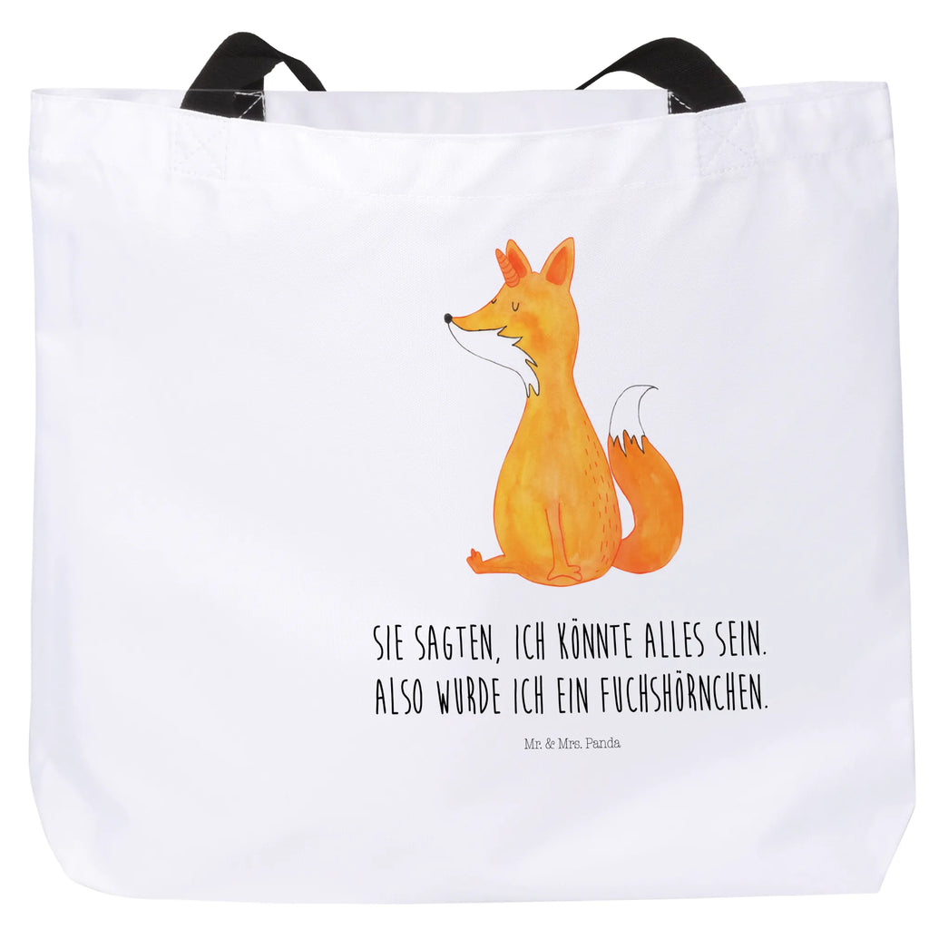 Shopper Fuchshörnchen Wunsch Beutel, Einkaufstasche, Tasche, Strandtasche, Einkaufsbeutel, Shopper, Schultasche, Freizeittasche, Tragebeutel, Schulbeutel, Alltagstasche, Einhorn, Einhörner, Einhorn Deko, Unicorn, Fuchs, Unicorns, Fuchshörnchen, Fuchshorn, Foxycorn, Füchse