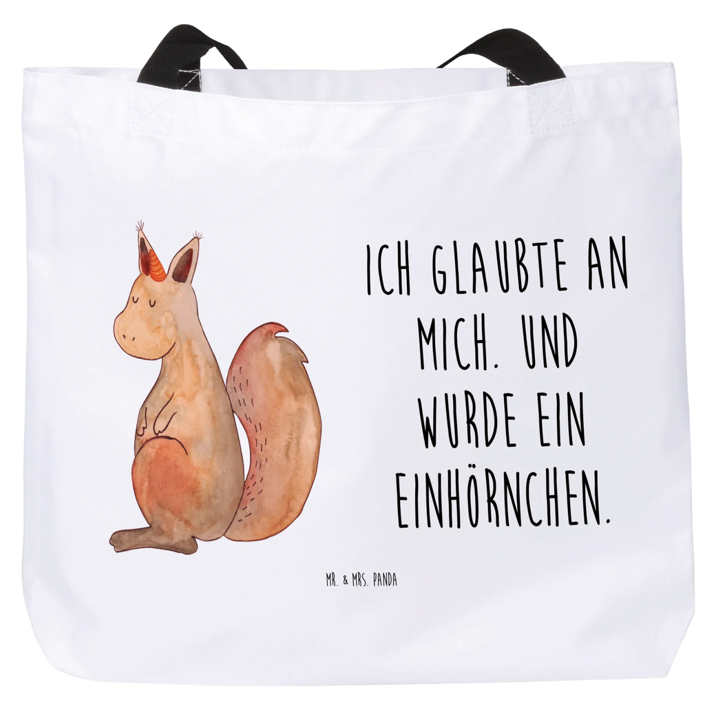 Shopper Einhorn Glauben Beutel, Einkaufstasche, Tasche, Strandtasche, Einkaufsbeutel, Shopper, Schultasche, Freizeittasche, Tragebeutel, Schulbeutel, Alltagstasche, Einhorn, Einhörner, Einhorn Deko, Unicorn, Einhörnchen, Eichhörnchen, Eichhorn