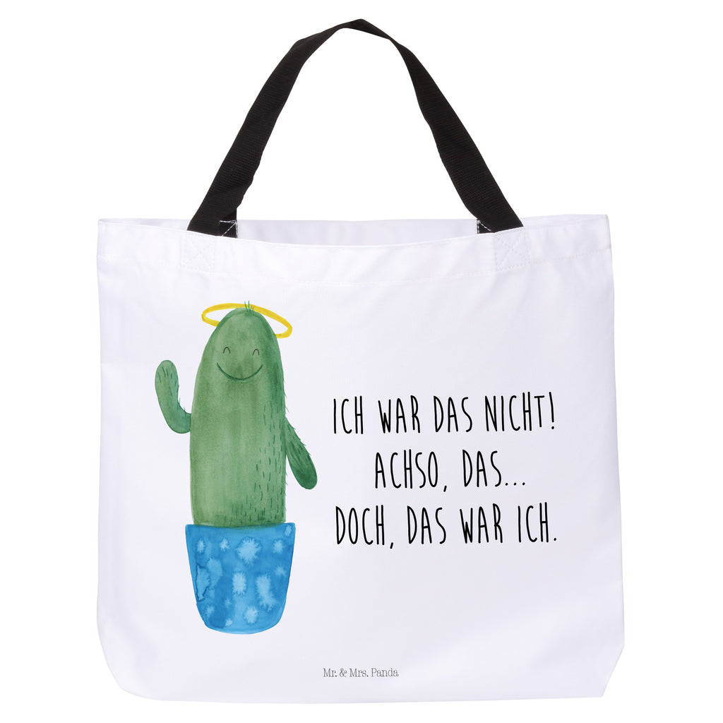 Shopper Kaktus Heilig Beutel, Einkaufstasche, Tasche, Strandtasche, Einkaufsbeutel, Shopper, Schultasche, Freizeittasche, Tragebeutel, Schulbeutel, Alltagstasche, Kaktus, Kakteen, frech, lustig, Kind, Eltern, Familie, Bruder, Schwester, Schwestern, Freundin, Heiligenschein