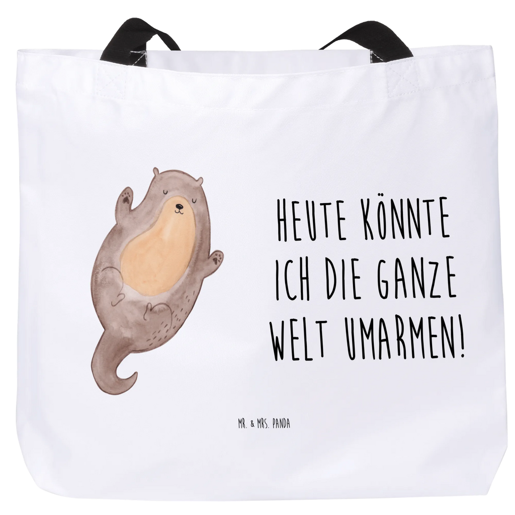 Shopper Otter Umarmen Beutel, Einkaufstasche, Tasche, Strandtasche, Einkaufsbeutel, Shopper, Schultasche, Freizeittasche, Tragebeutel, Schulbeutel, Alltagstasche, Otter, Fischotter, Seeotter, Otter Seeotter See Otter