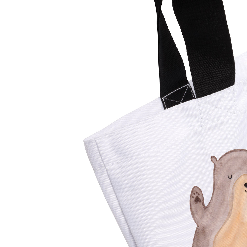 Shopper Otter Umarmen Beutel, Einkaufstasche, Tasche, Strandtasche, Einkaufsbeutel, Shopper, Schultasche, Freizeittasche, Tragebeutel, Schulbeutel, Alltagstasche, Otter, Fischotter, Seeotter, Otter Seeotter See Otter