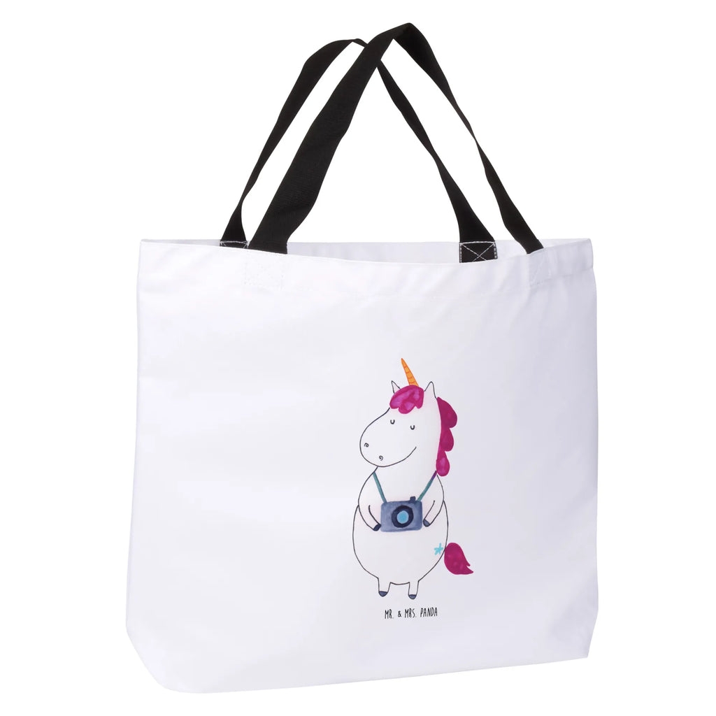 Shopper Einhorn Fotograf Beutel, Einkaufstasche, Tasche, Strandtasche, Einkaufsbeutel, Shopper, Schultasche, Freizeittasche, Tragebeutel, Schulbeutel, Alltagstasche, Einhorn, Einhörner, Einhorn Deko, Pegasus, Unicorn, Fotograf, Fotografie, Kamera, Reisen, Weltreise, Weltenbummler, Urlaub, Tourist, Kurztrip, Reise, Städtereise