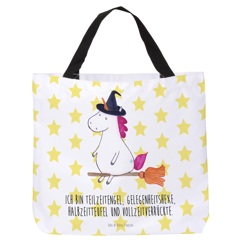 Shopper Einhorn Hexe Beutel, Einkaufstasche, Tasche, Strandtasche, Einkaufsbeutel, Shopper, Schultasche, Freizeittasche, Tragebeutel, Schulbeutel, Alltagstasche, Einhorn, Einhörner, Einhorn Deko, Pegasus, Unicorn, Frau, Ehefrau, Hexe, Teufel, Engel, Verrückte, Freundin, Leben, Zicke