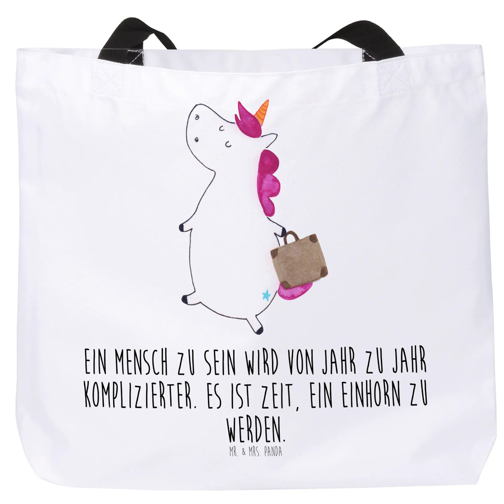 Shopper Einhorn Koffer Beutel, Einkaufstasche, Tasche, Strandtasche, Einkaufsbeutel, Shopper, Schultasche, Freizeittasche, Tragebeutel, Schulbeutel, Alltagstasche, Einhorn, Einhörner, Einhorn Deko, Pegasus, Unicorn, unicorn, Koffer, Verreisen, Reise, Gepäck, Abenteuer, Erwachsen, Kind, albern, Spaß, lustig, witzig