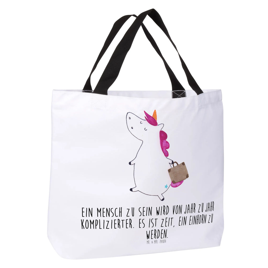 Shopper Einhorn Koffer Beutel, Einkaufstasche, Tasche, Strandtasche, Einkaufsbeutel, Shopper, Schultasche, Freizeittasche, Tragebeutel, Schulbeutel, Alltagstasche, Einhorn, Einhörner, Einhorn Deko, Pegasus, Unicorn, unicorn, Koffer, Verreisen, Reise, Gepäck, Abenteuer, Erwachsen, Kind, albern, Spaß, lustig, witzig